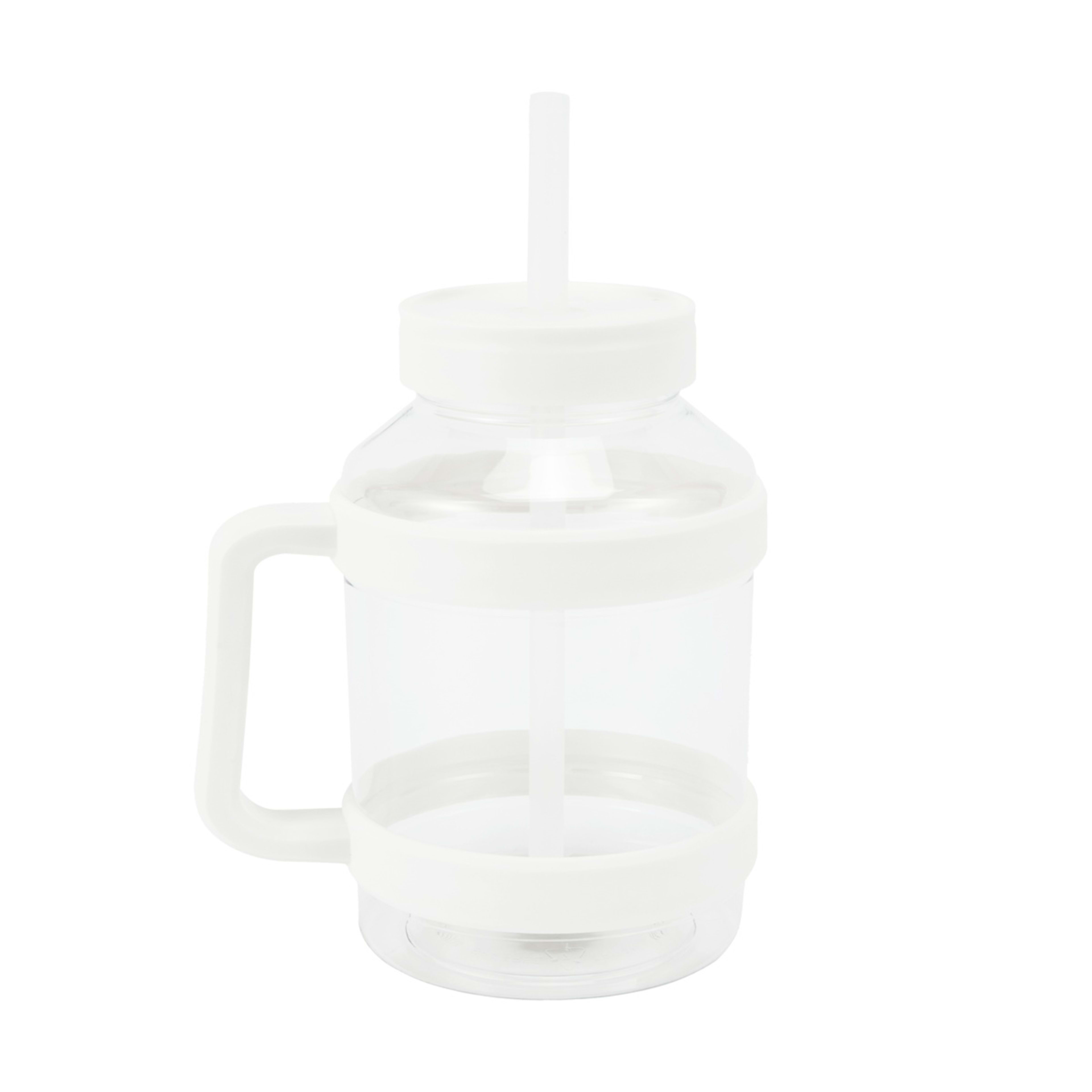 1 2.4L White Tritan Drink Bottle with Handle, 1 of 7