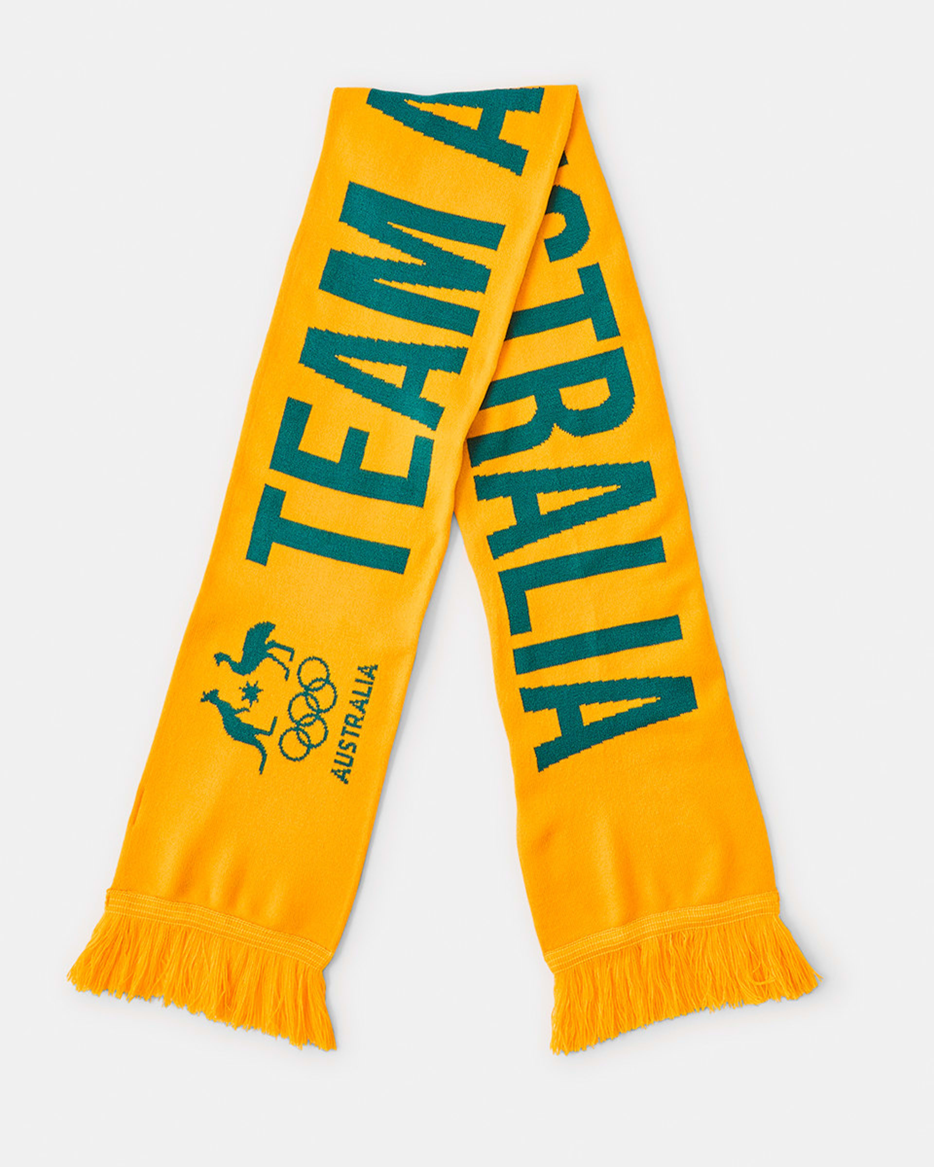 5 Active Unisex Olympics Team Aus Scarf Oz Yellow, 5 of 10