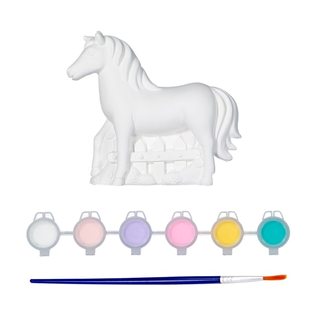 8 Piece Paint Your Own Horse Kmart