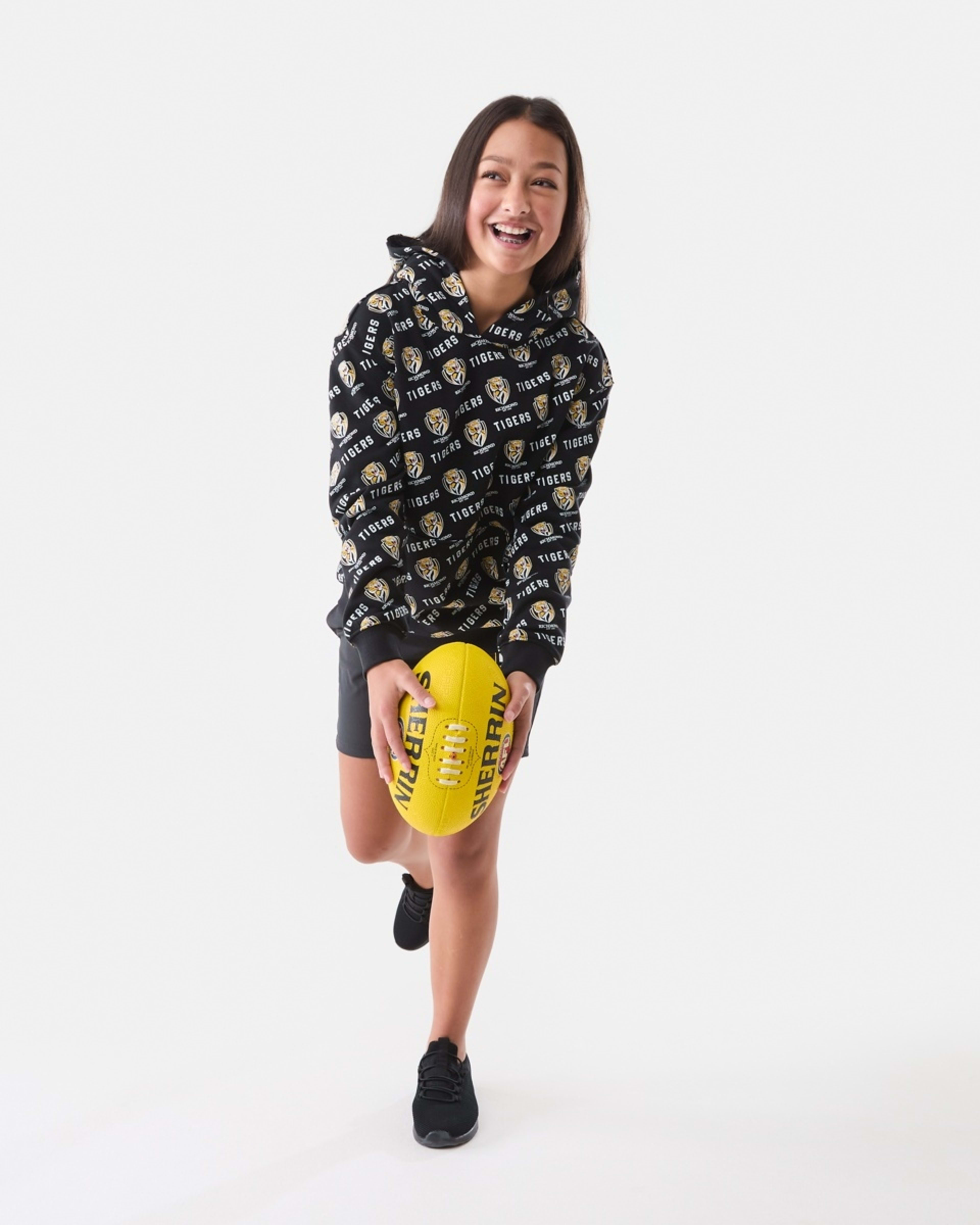 3 Official AFL Kids All Over Print Hoodie Richmond, 3 of 10