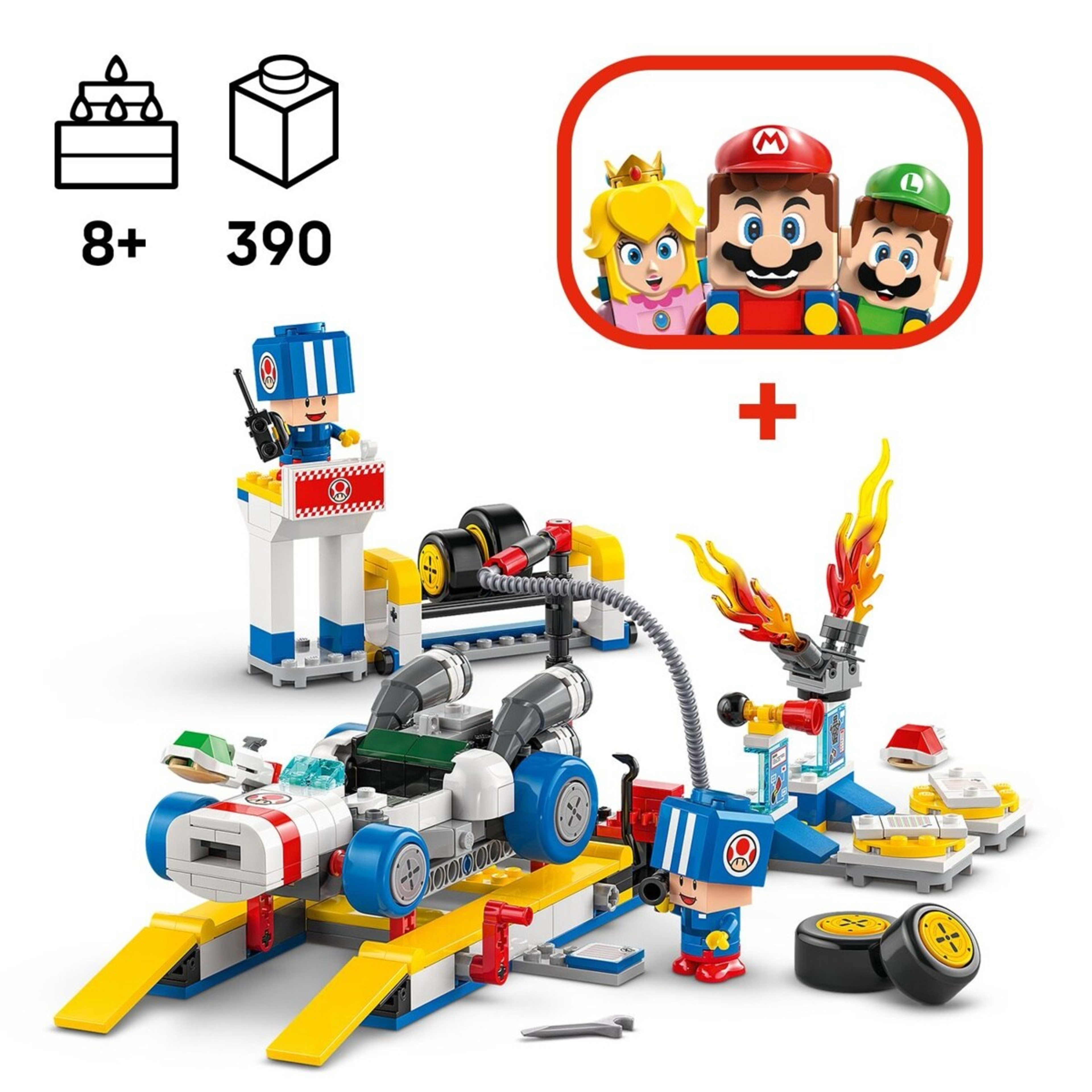 4 LEGO Super Mario: Mario Kart Toad's Garage 72035, 4 of 10