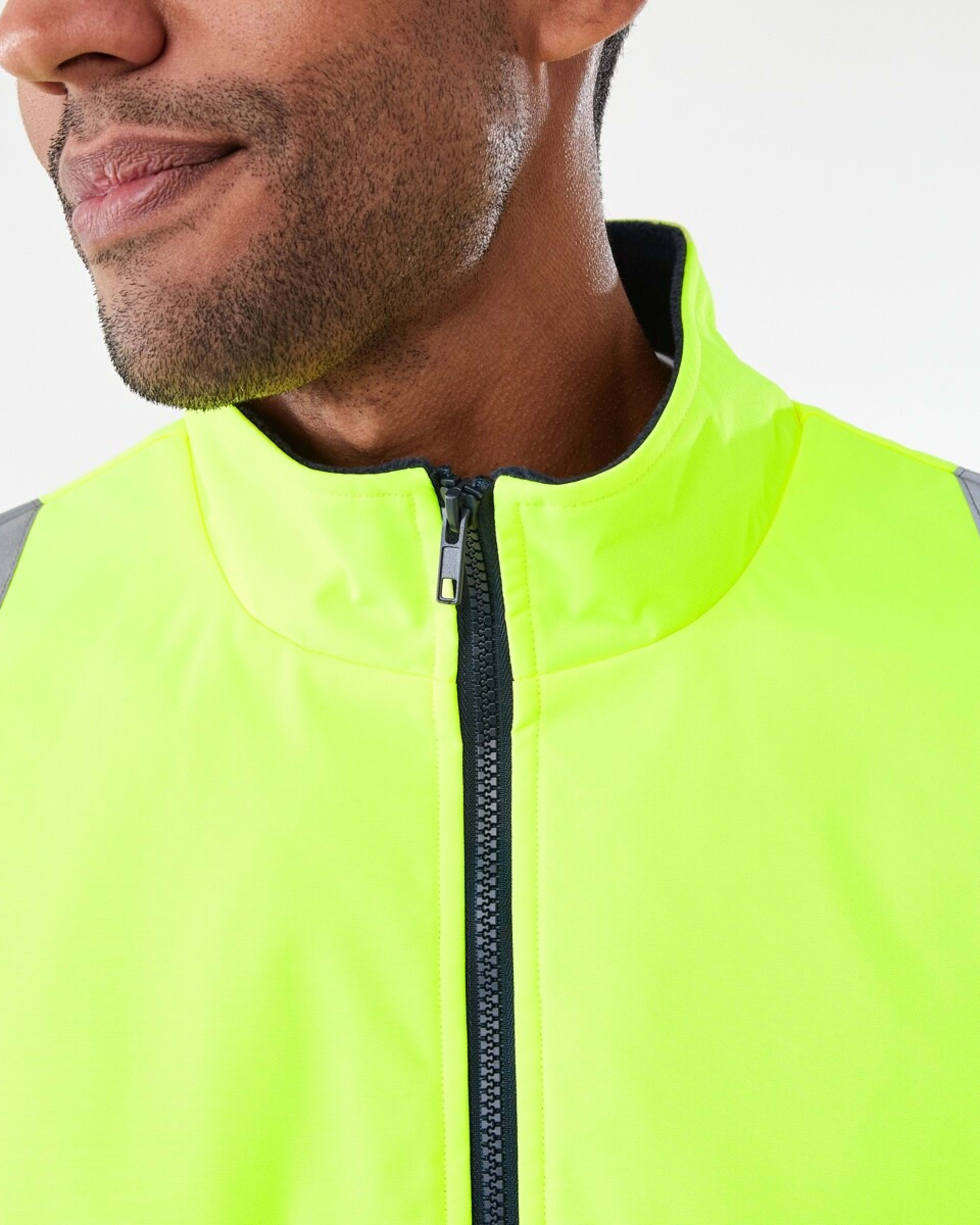 6 Hi-Visibility Reflective Heavy Duty Vest Yellow, 6 of 6