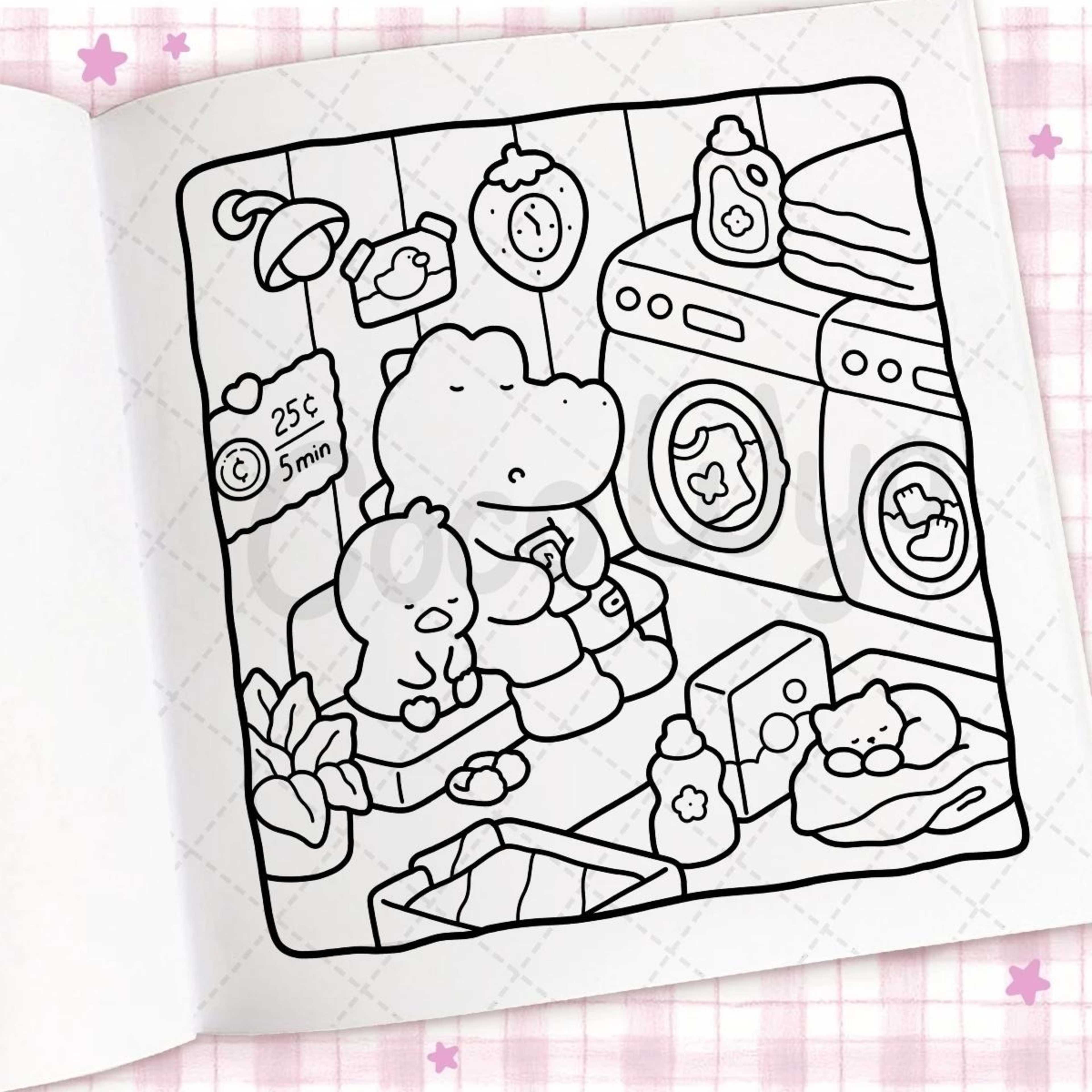 3 Cozy Days Cute and Comfy Colouring Book by Coco Wyo - Book, 3 of 5