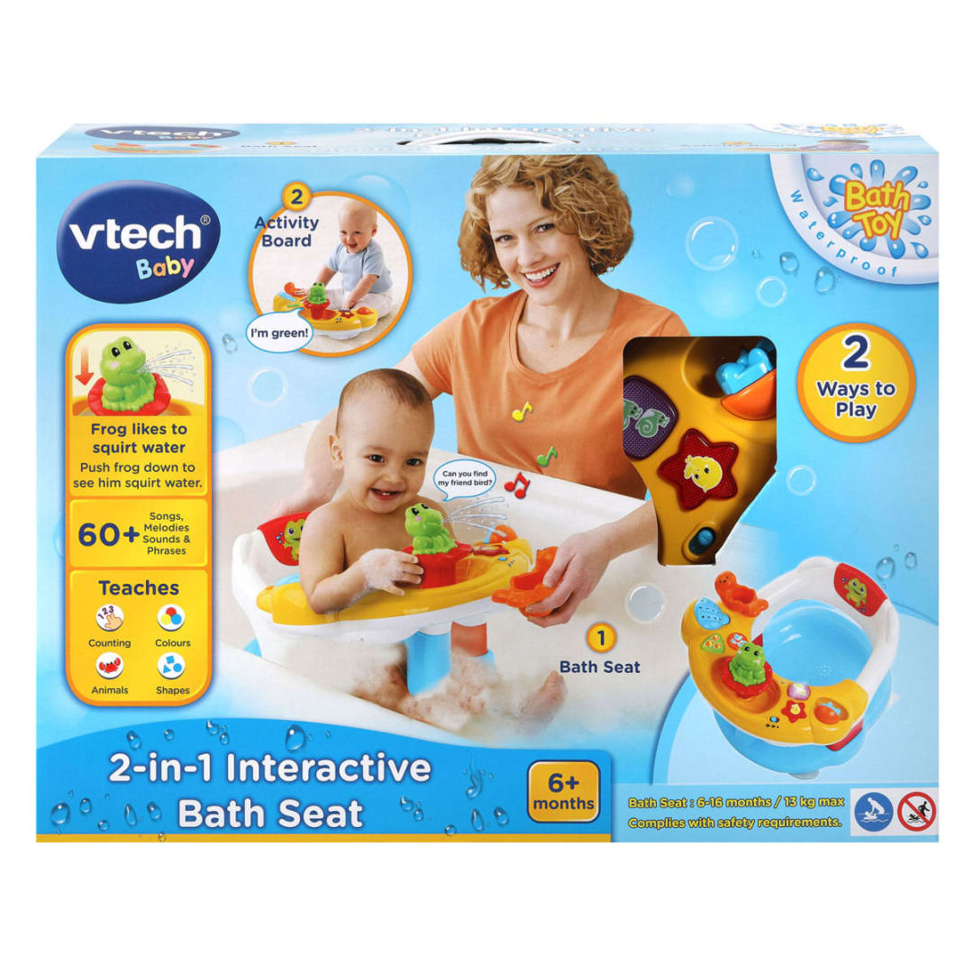 VTech Baby 2in1 Interactive Bath Seat Kmart