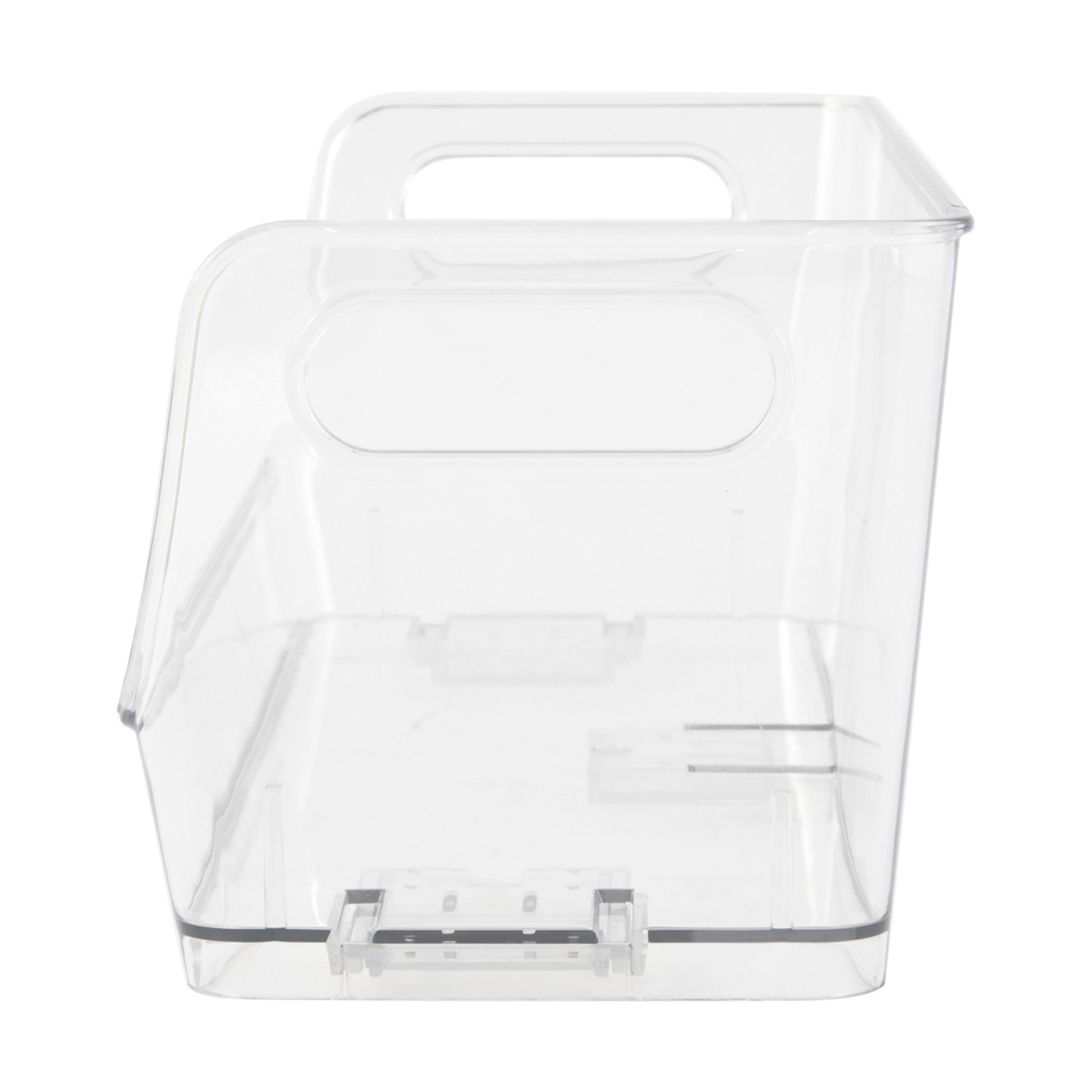 3 Small Stackable Storage Tub - Clear, 3 of 6