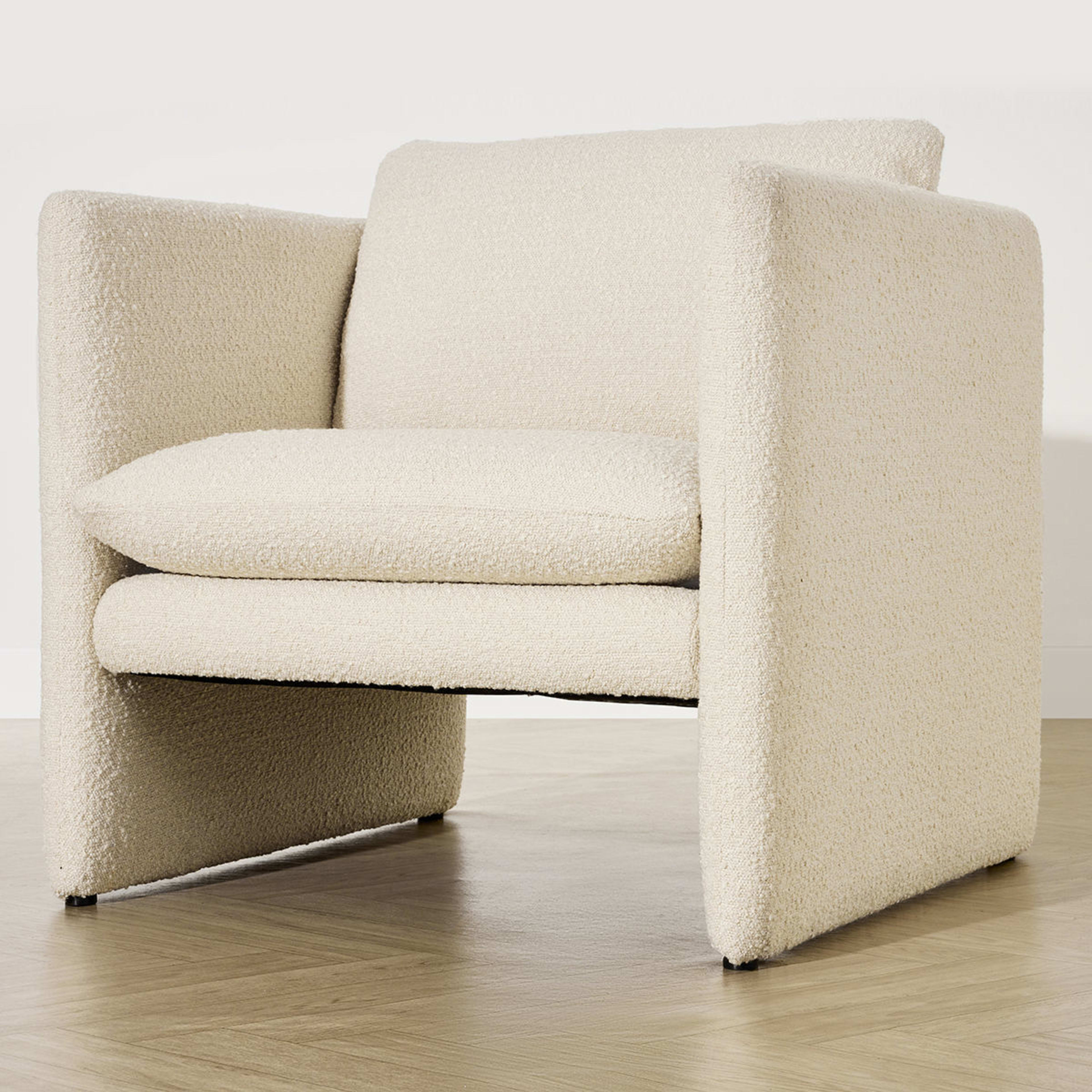 Hudson Boucle Lounge Chair Kmart
