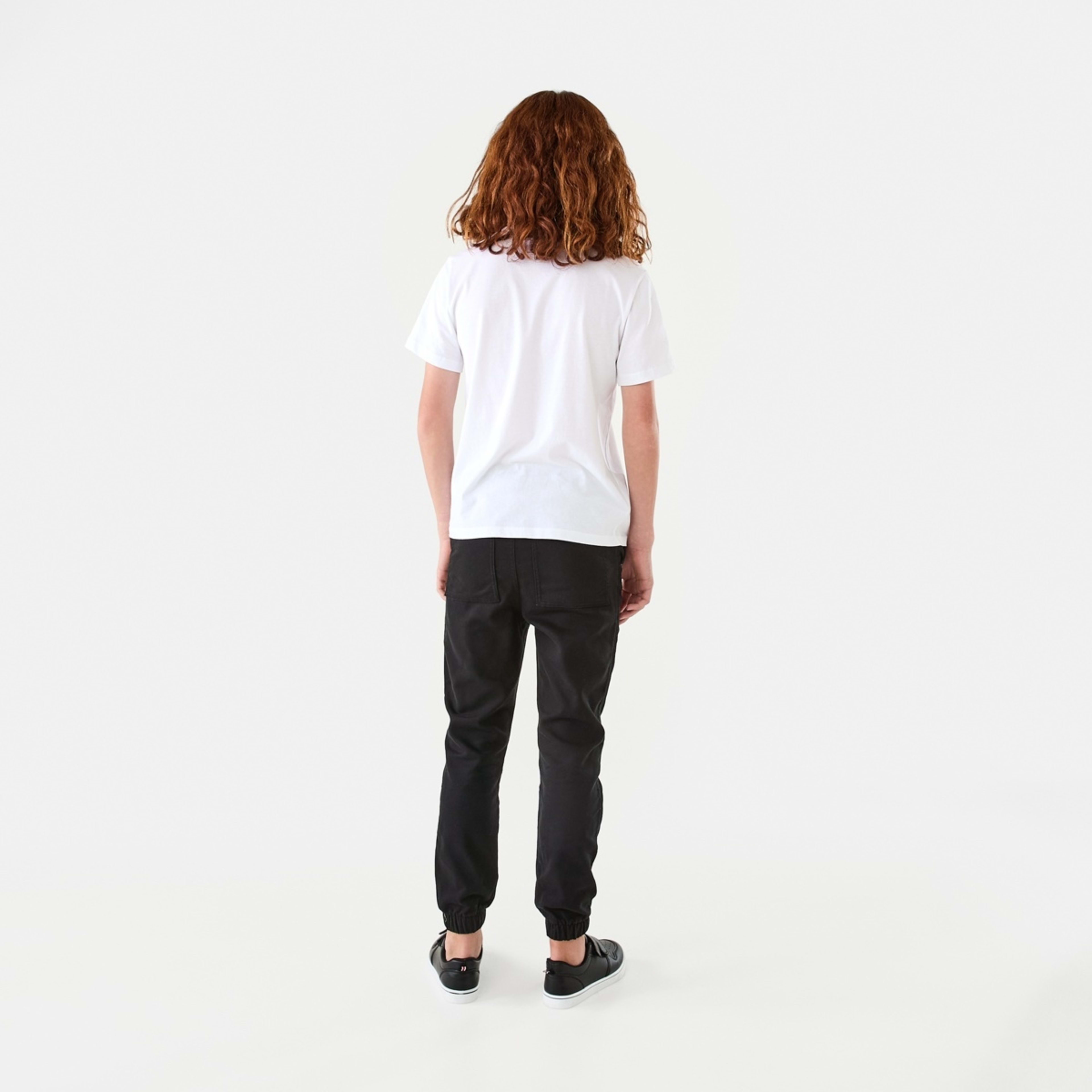 6 Bow Leg Joggers Black, 6 of 8