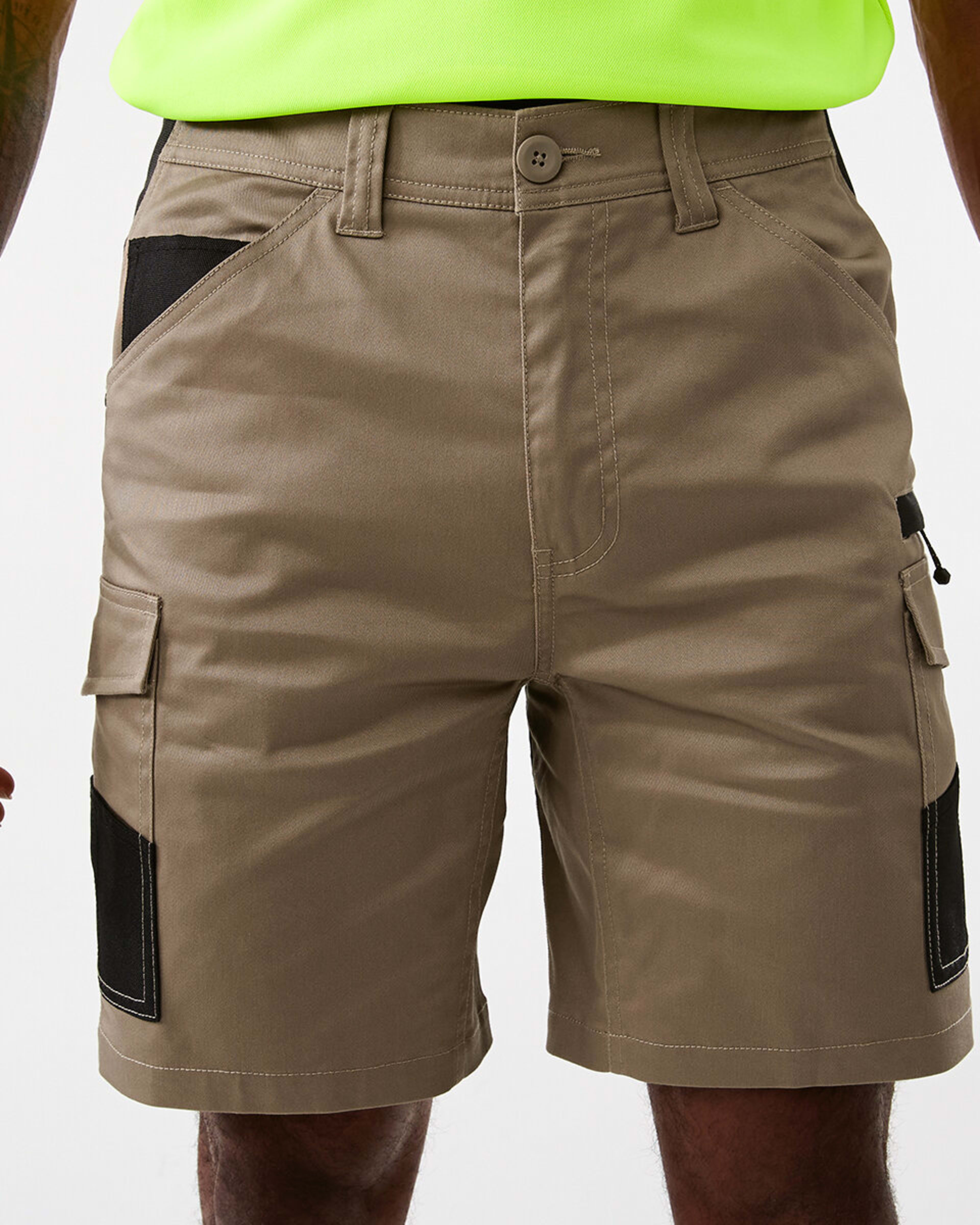 1 Workwear Functional Cargo Shorts Wet Sand, 1 of 7