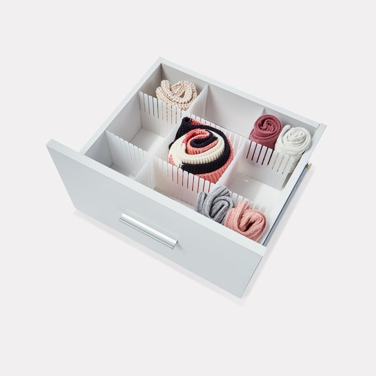 4 Piece Plastic Drawer Organiser Kmart