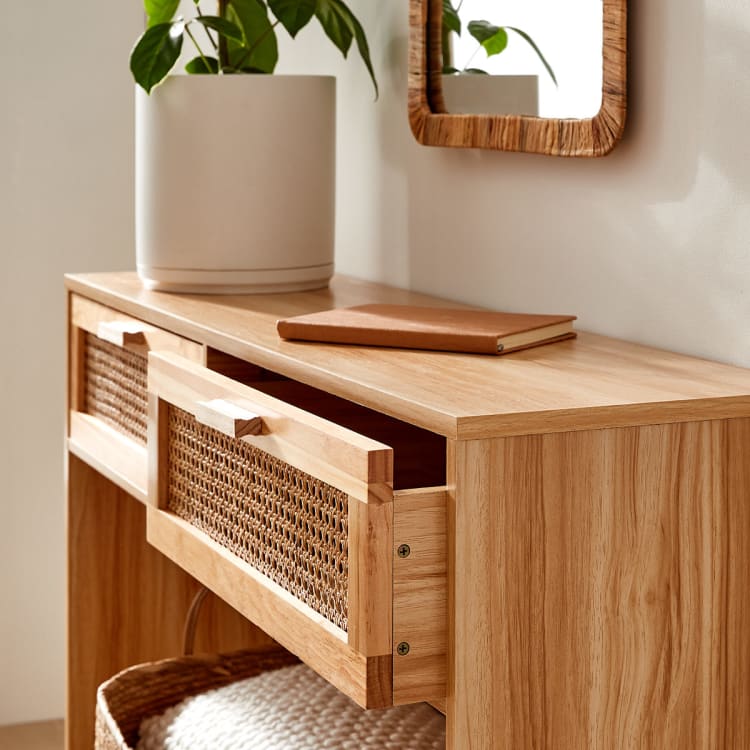 Rattan Hall Table Kmart