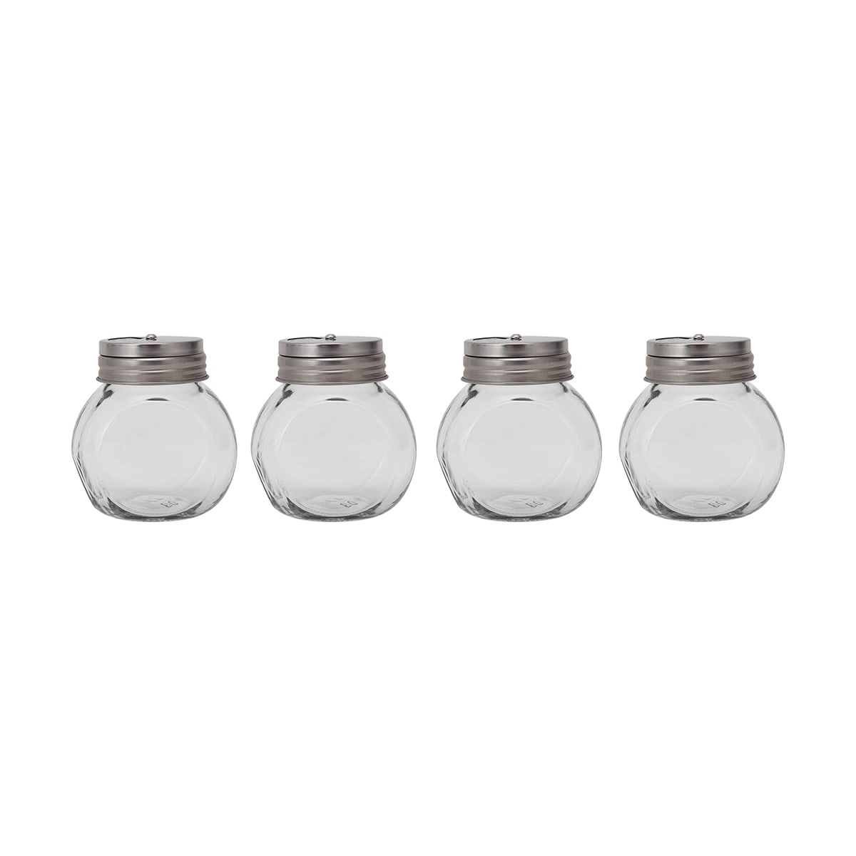 4 Pack Glass Spice Jar Kmart