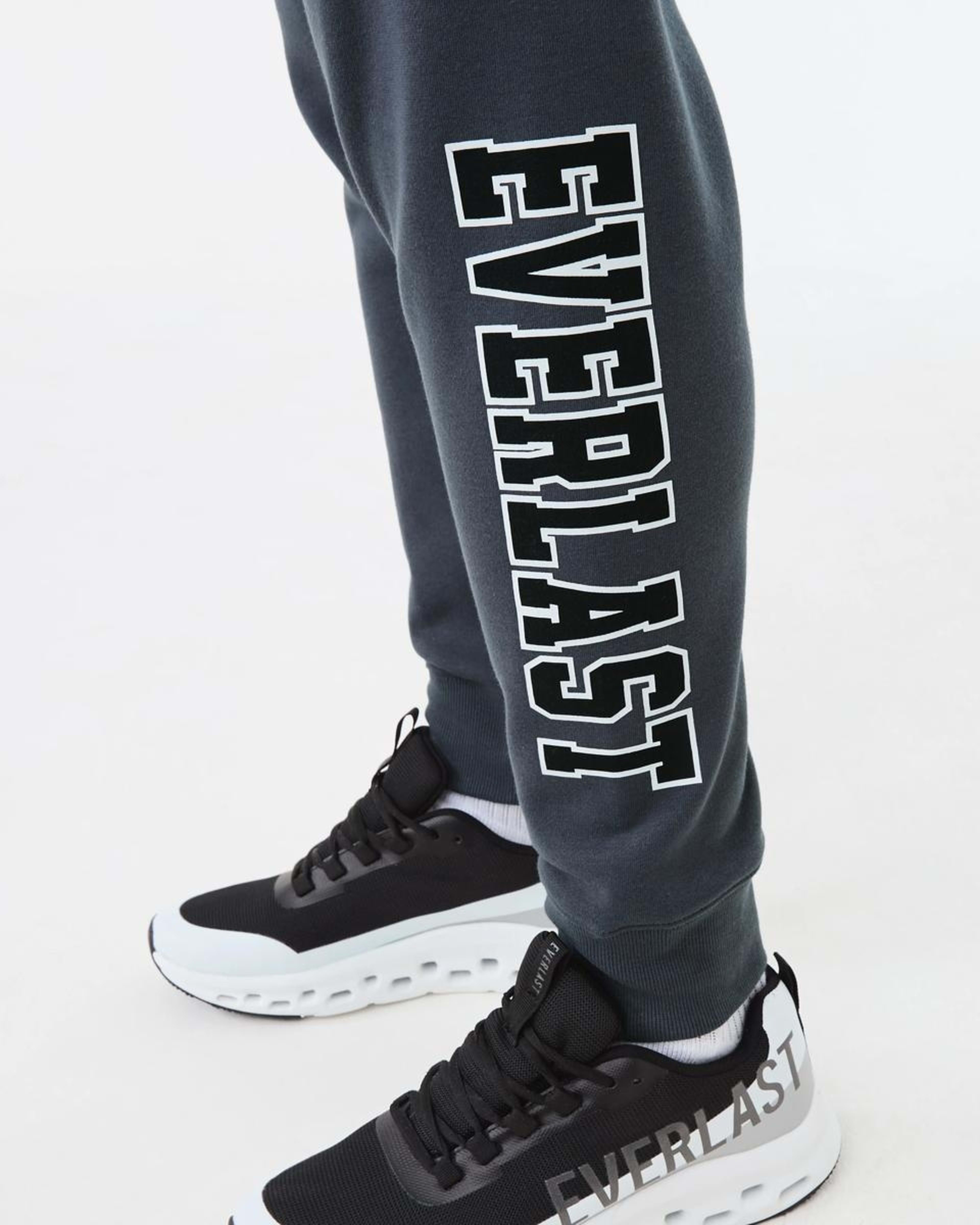 4 Everlast Mens Block Trackpants EVER ASH GREY, 4 of 7