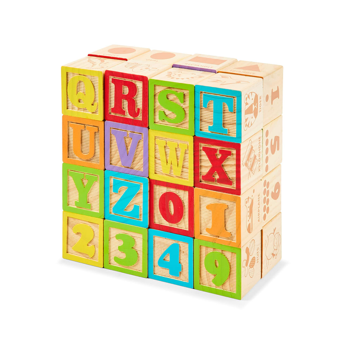 Wooden Alphabet Blocks - Kmart