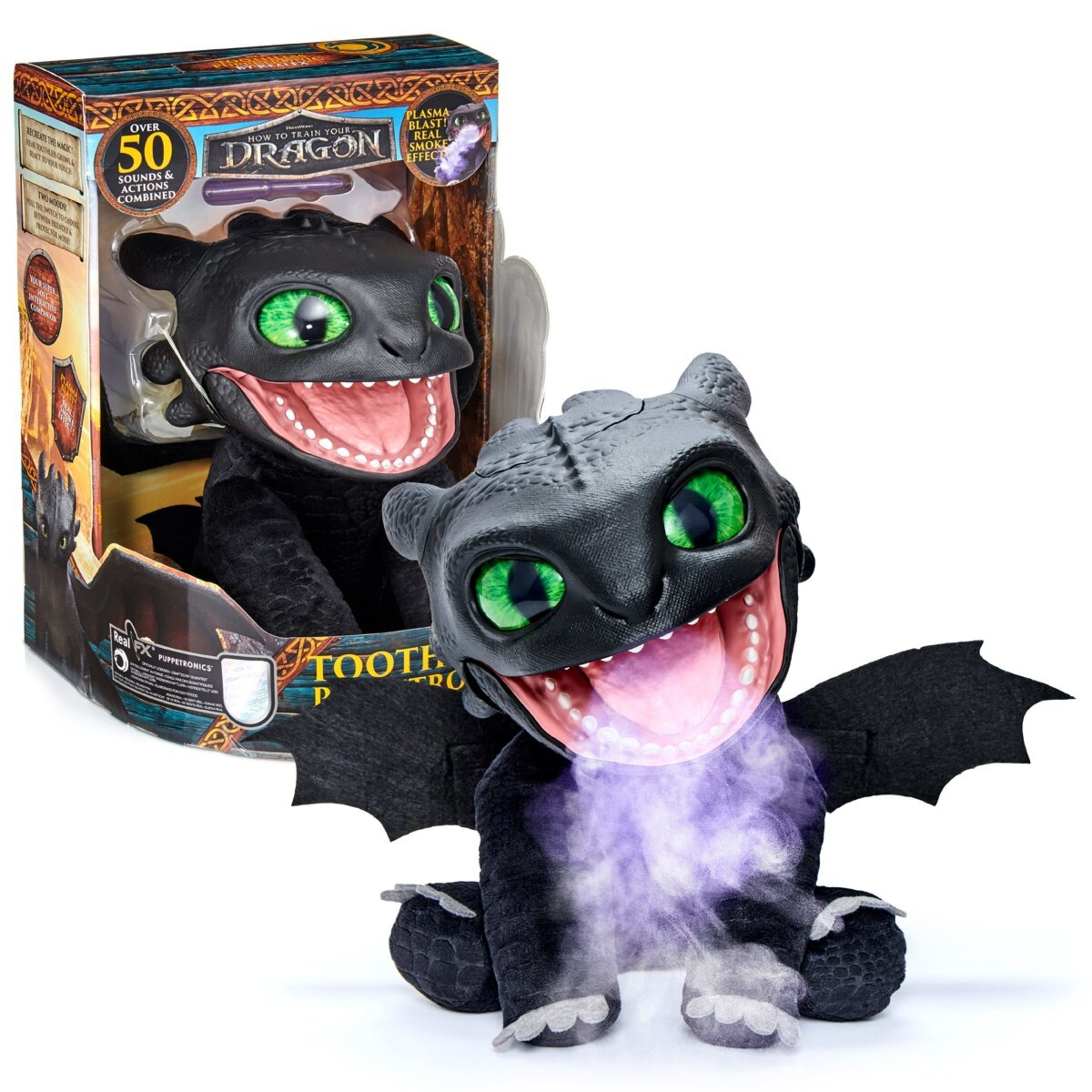1 DreamWorks How To Train Your Dragon: RealFX Toothless Action Figure, 1 of 8