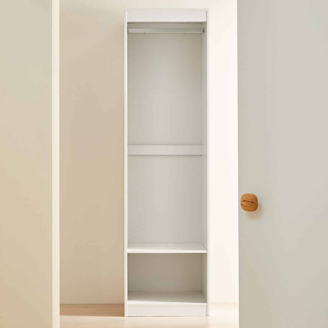 Owen Wardrobe Hanging Rail with Storage Shelf Kmart