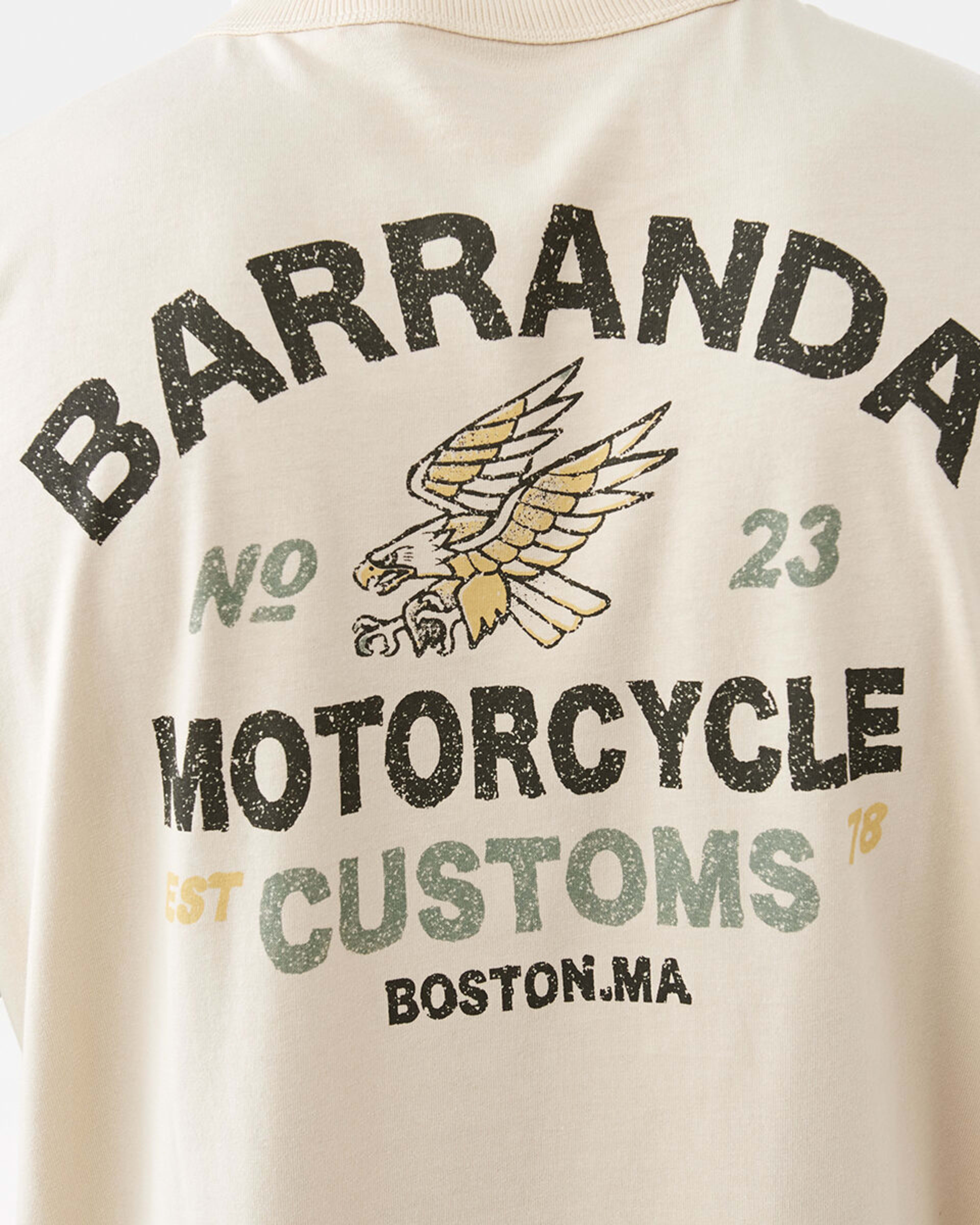 6 Oversized Graphic T-shirt Bge Almond, 6 of 6