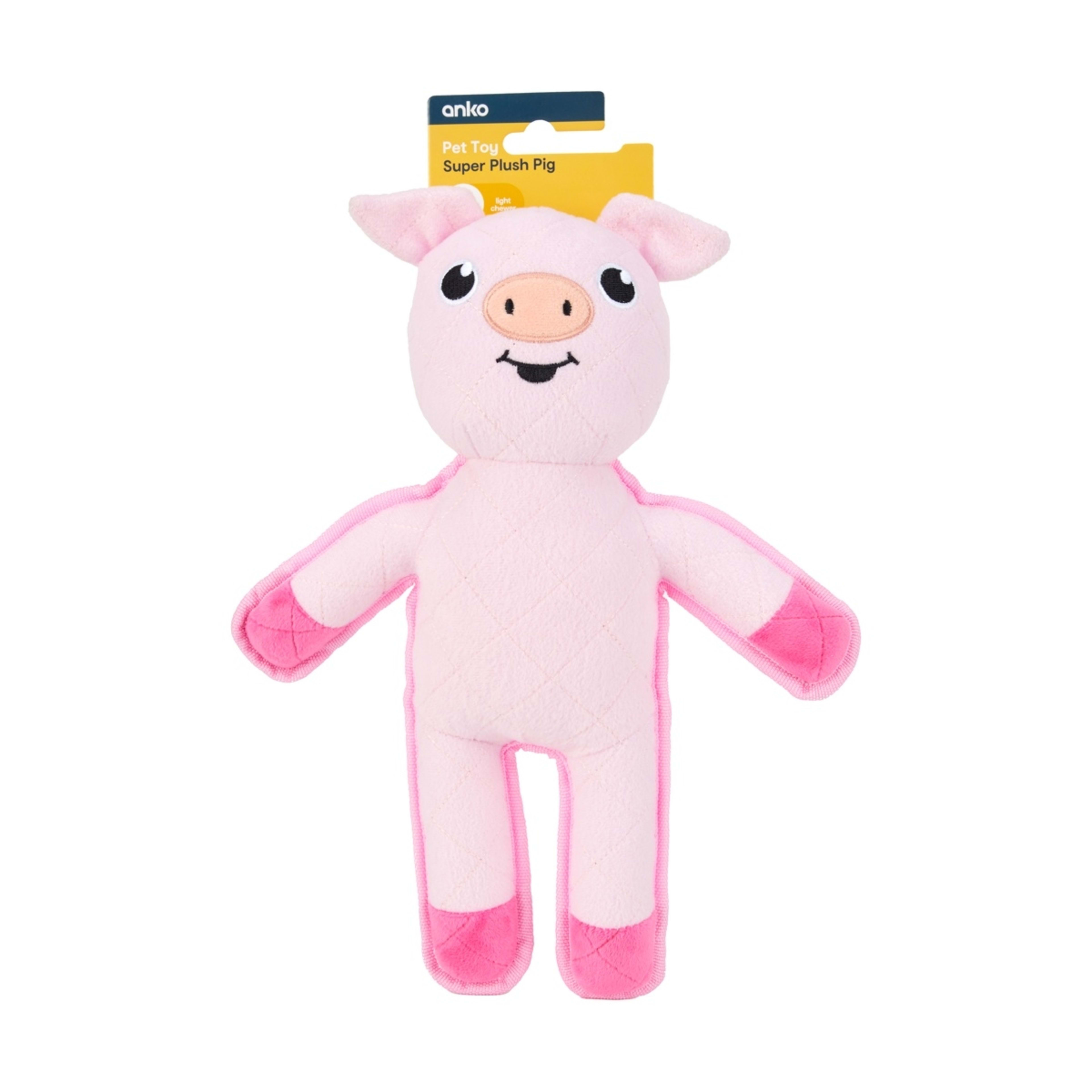 8 Pet Toy Super Plush - Pig, 8 of 8