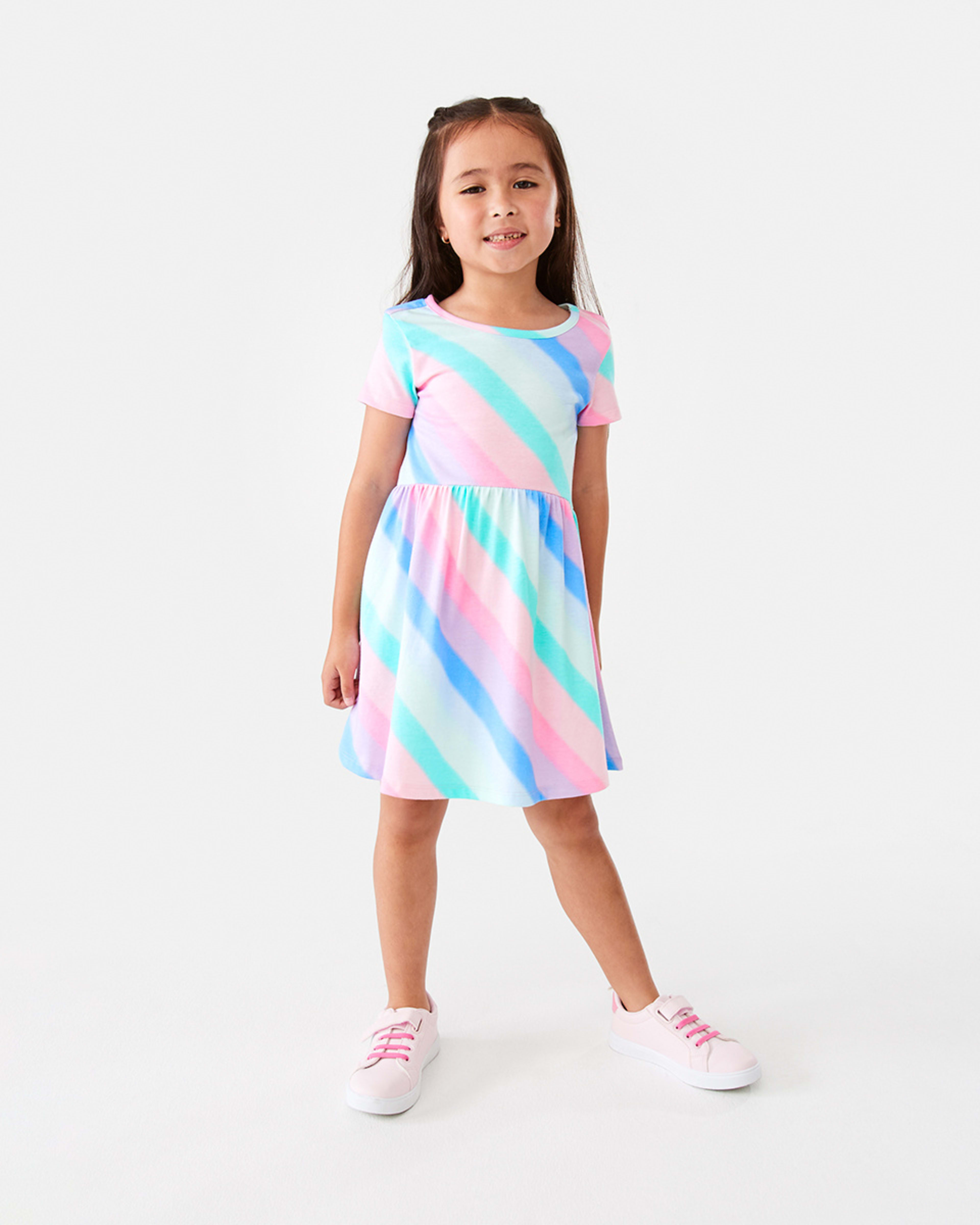 6 Jersey Dress Rnbw Strp, 6 of 9