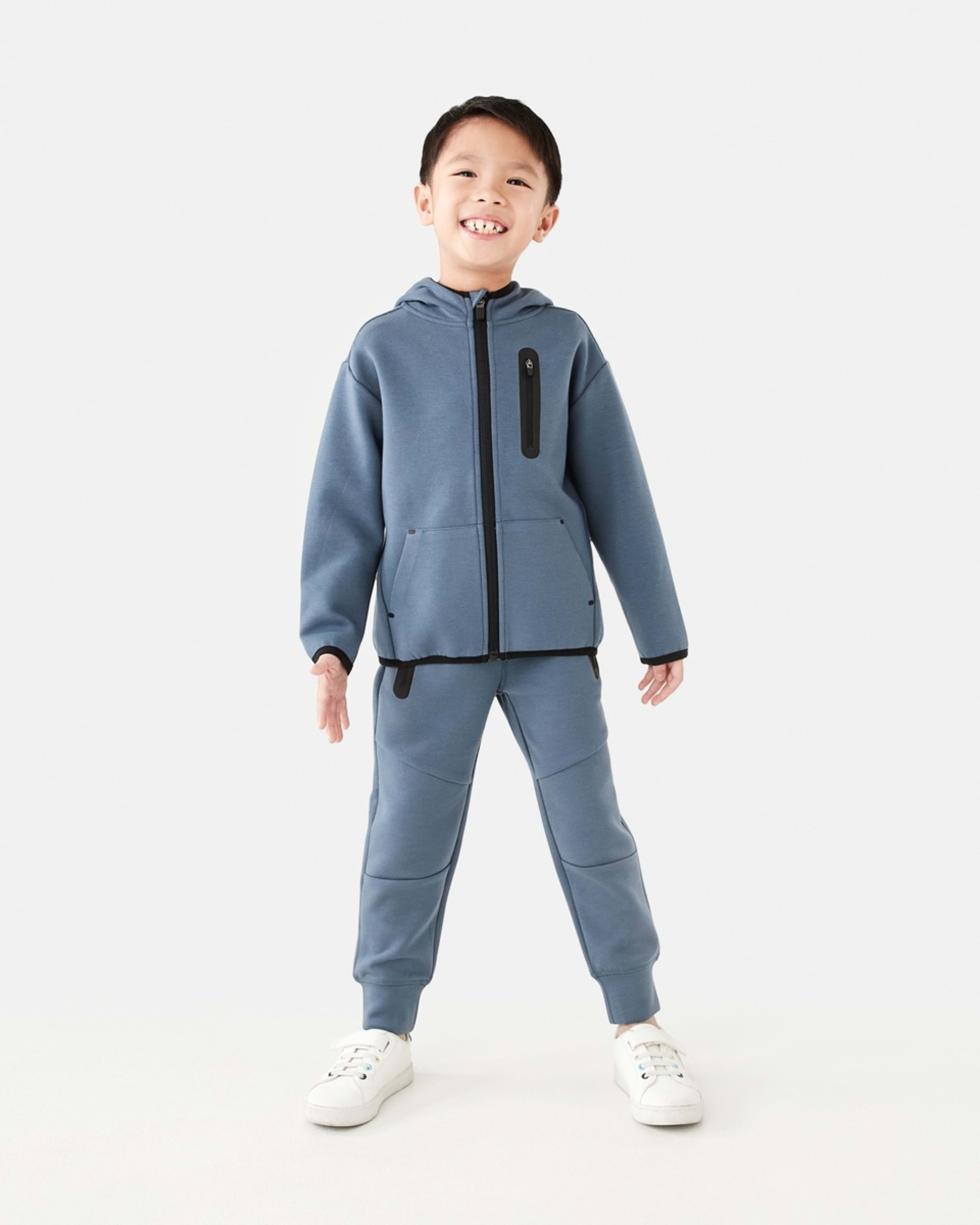 7 Active Kids Hoodie Vintg Blue, 7 of 10