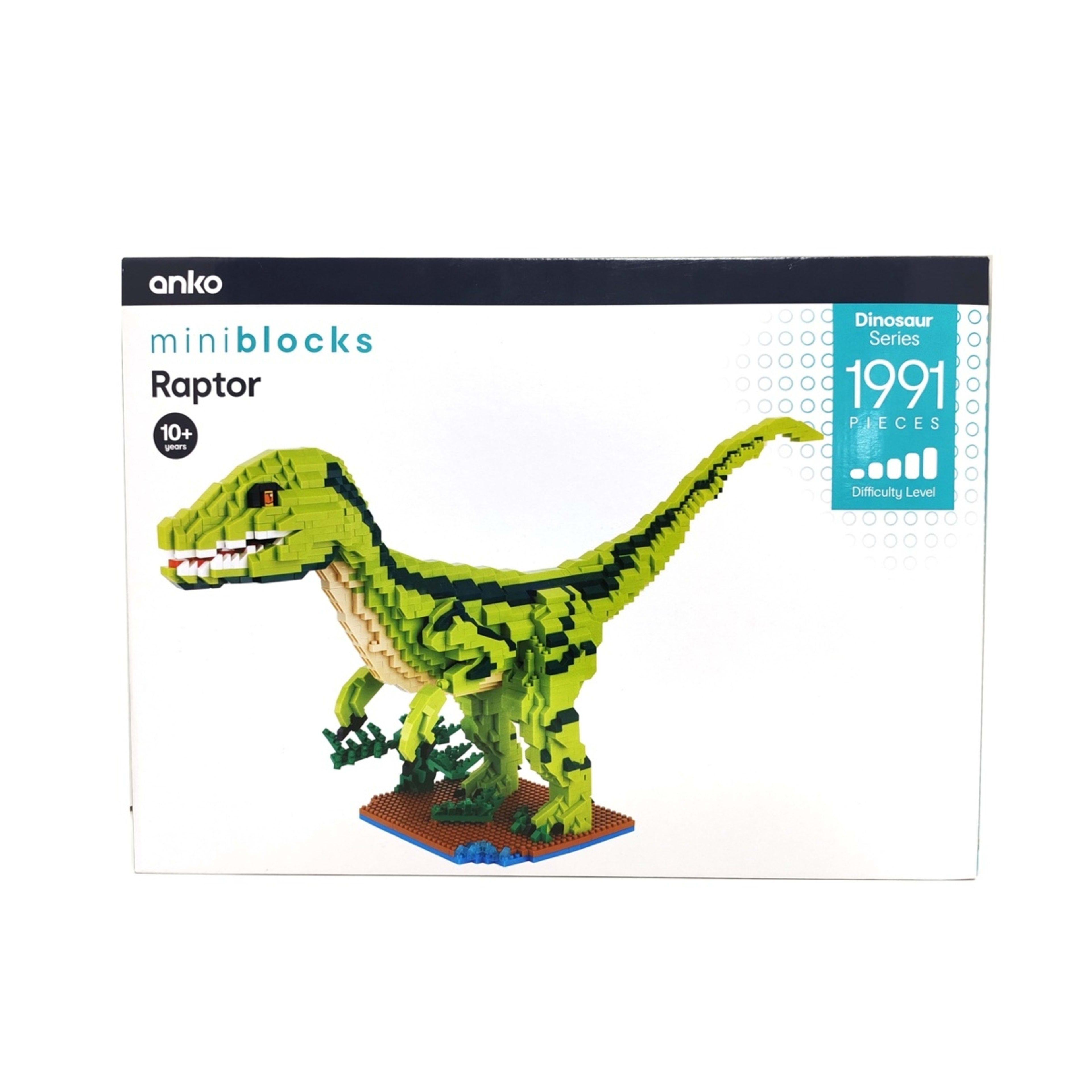 1 1991 Piece Mini Blocks Dinosaur Series: Raptor