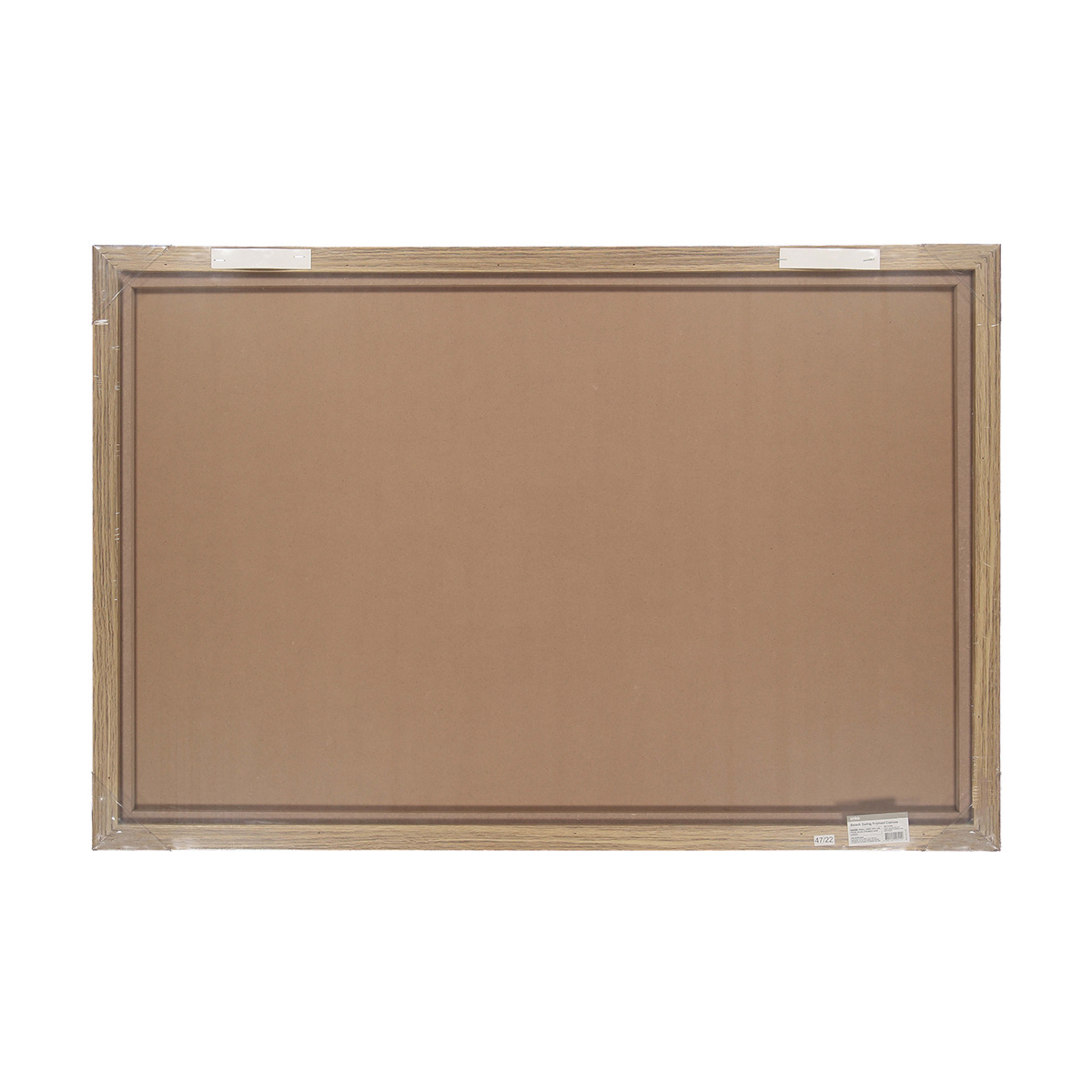 Beach Swing Framed Canvas Kmart