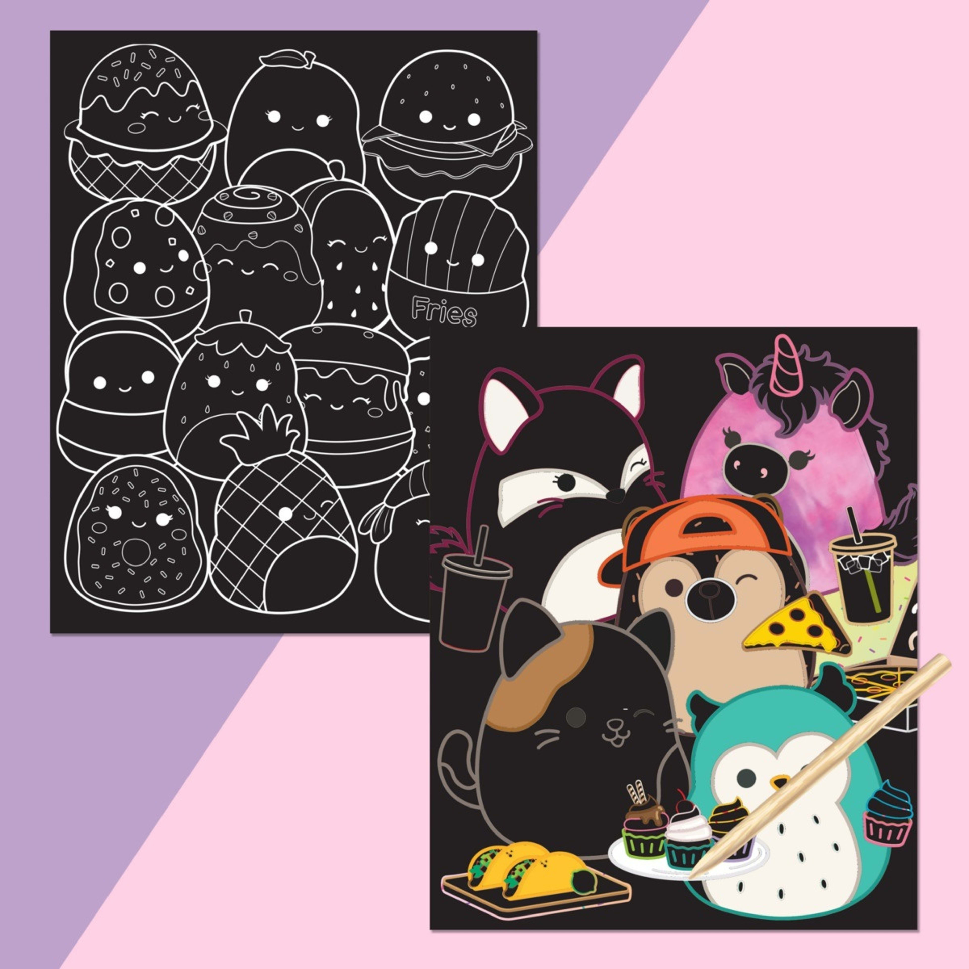 Original Squishmallows Etch Art Creations Book Kmart