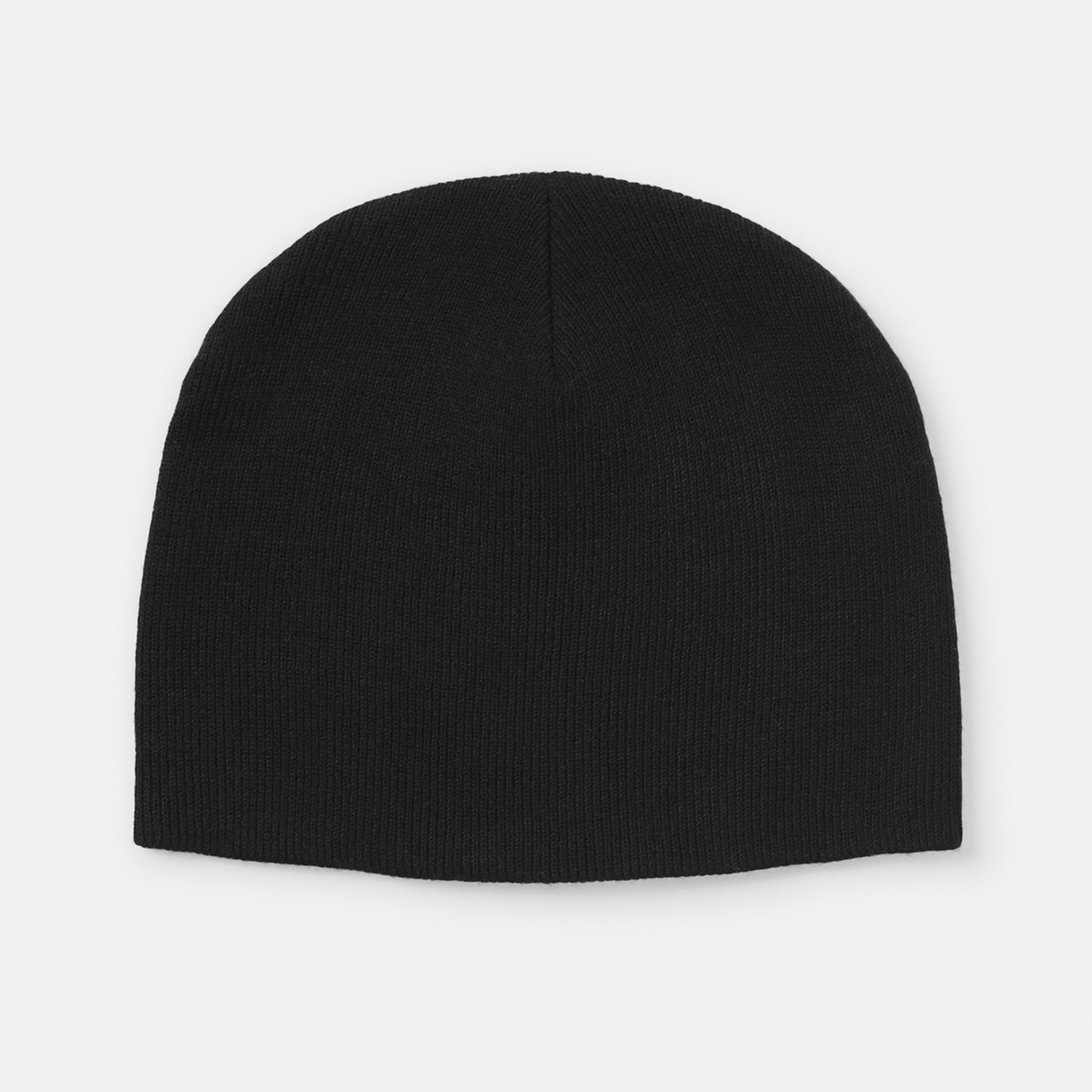 2 Plain Beanie Black, 2 of 4