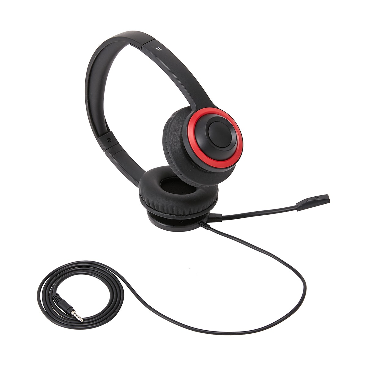 OnEar Wired Headphones Black Kmart