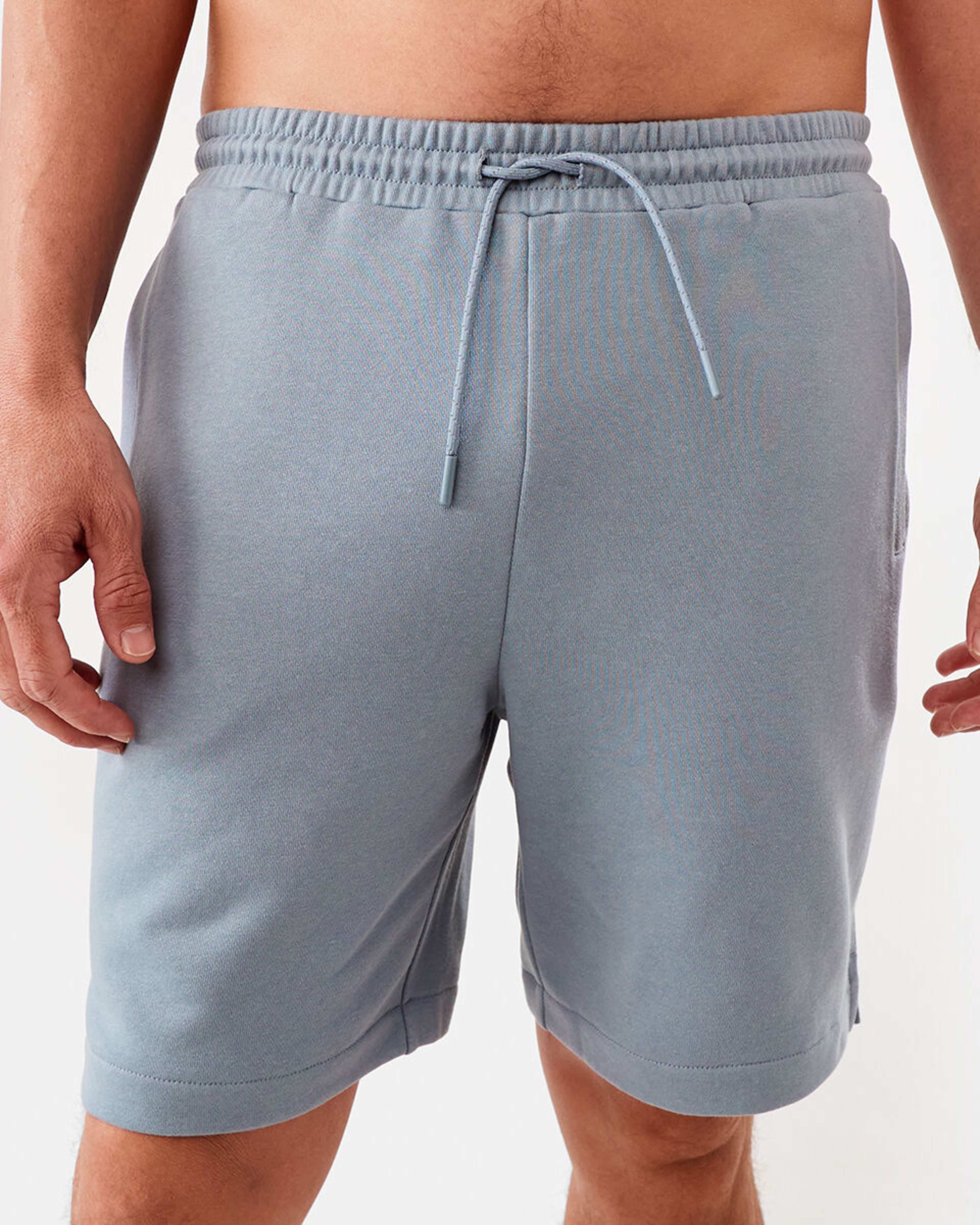 1 Active Mens Terry Shorts Nickelgrey, 1 of 7