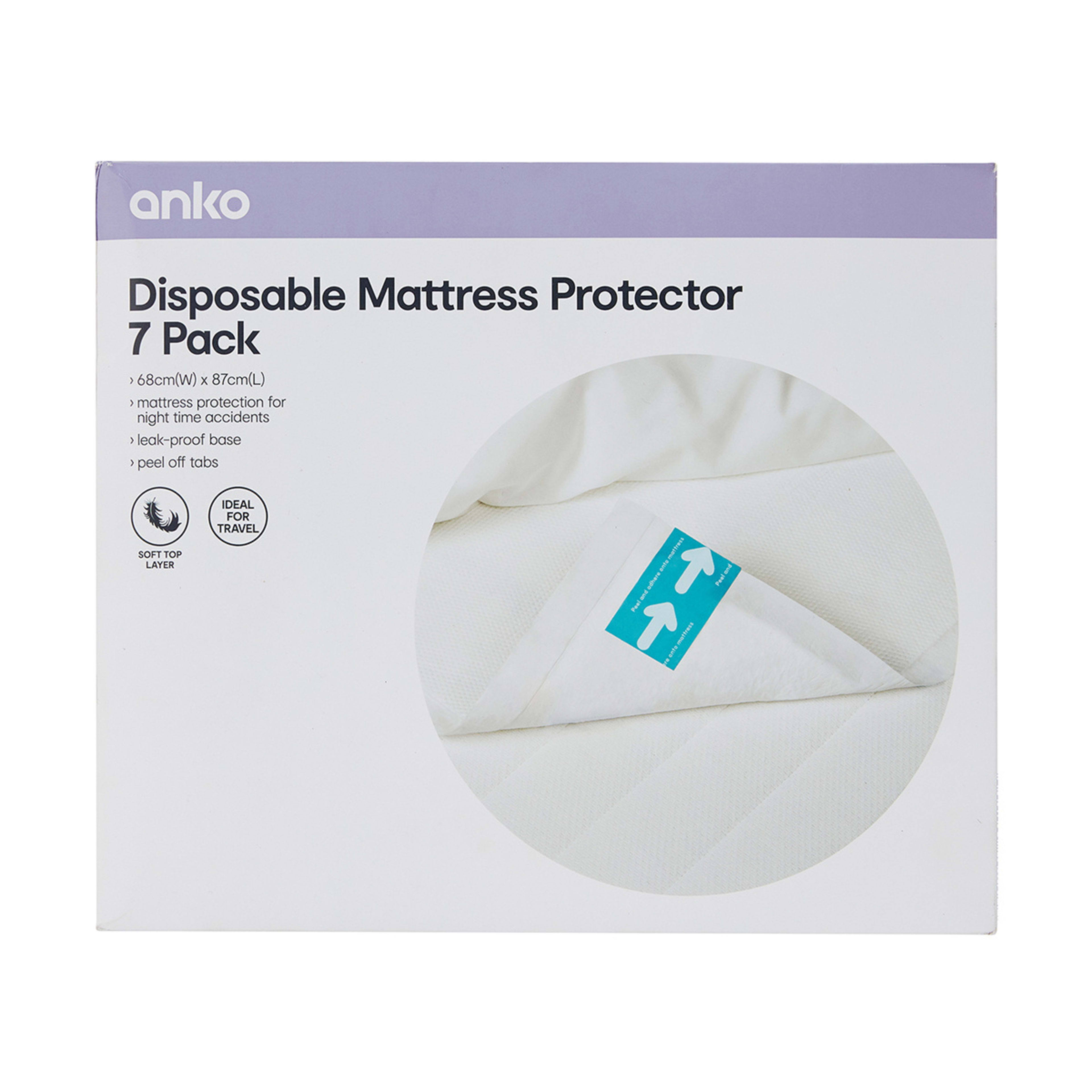 7 Pack Disposable Mattress Protectors Kmart