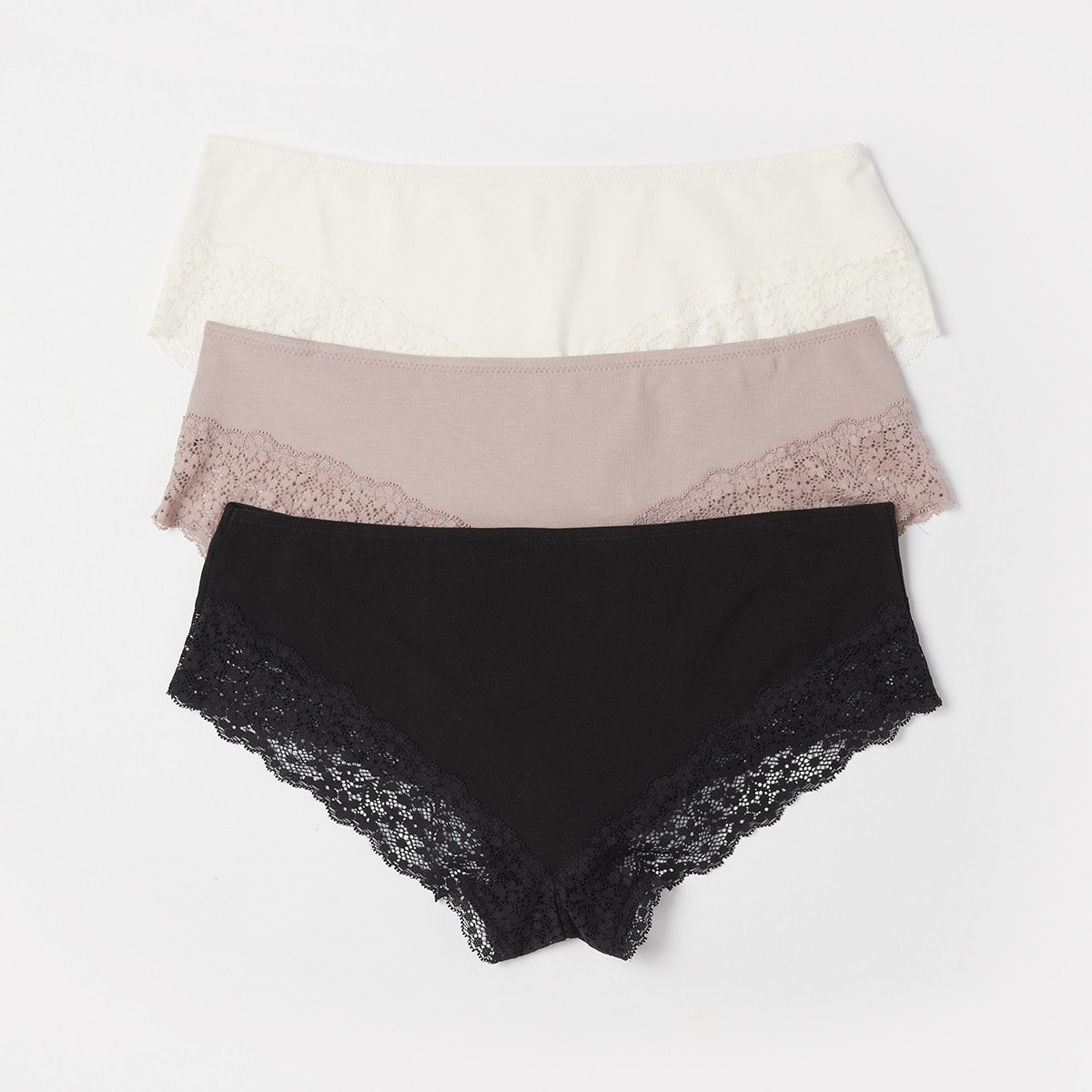 3 Pack Boyleg Briefs Kmart