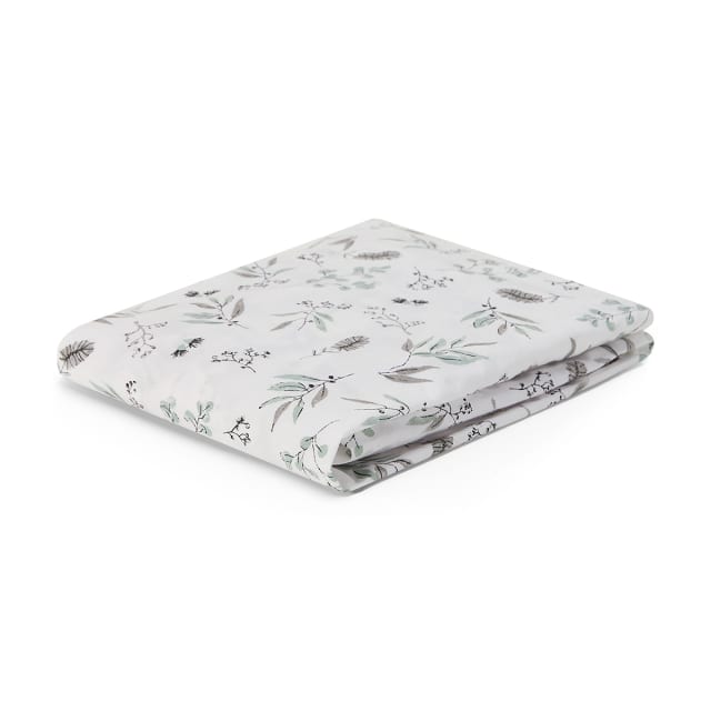 2 Pack Organic Cotton Fitted Sheets Floral Kmart