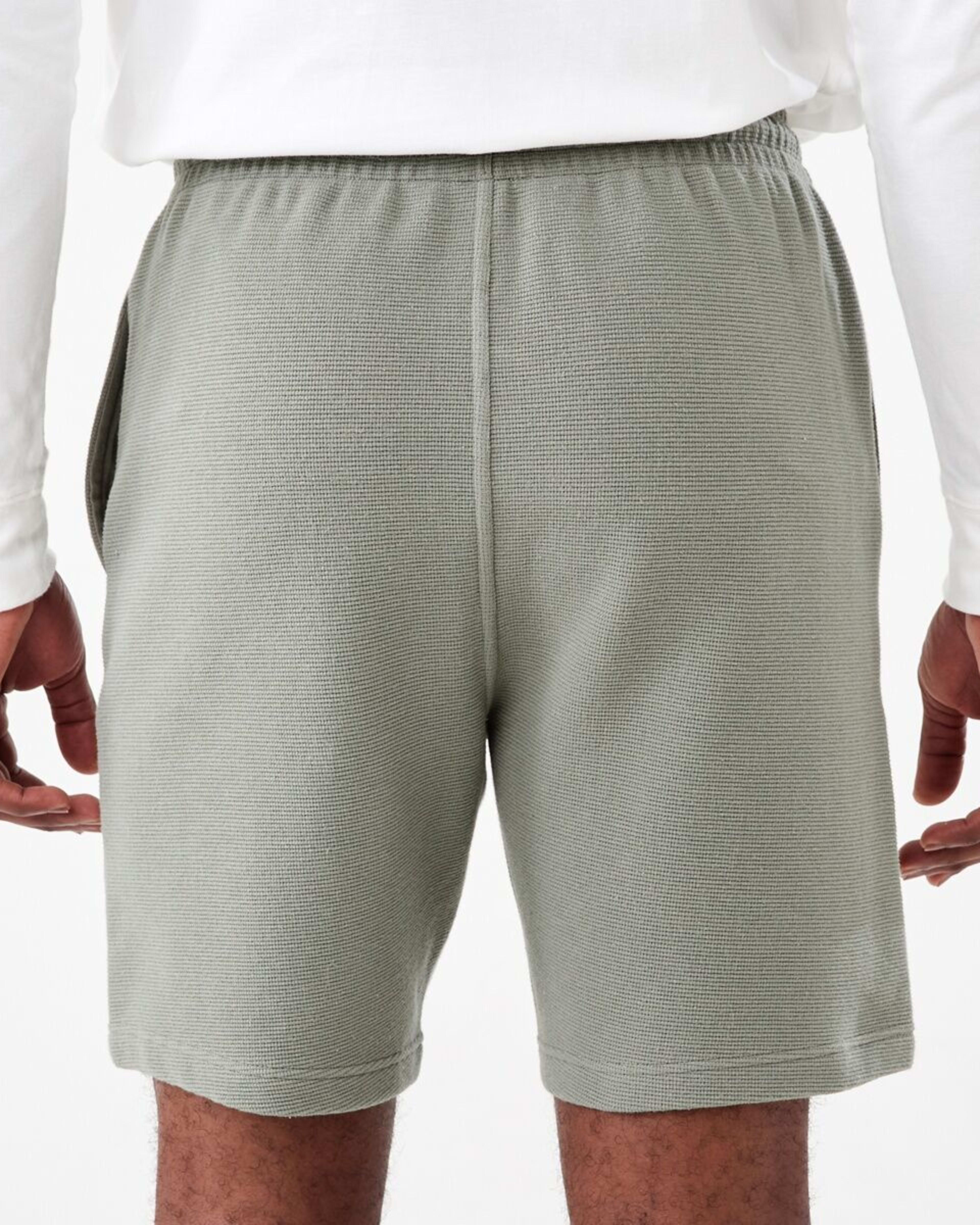 3 Textured Fleece Shorts AGAVE, 3 of 6
