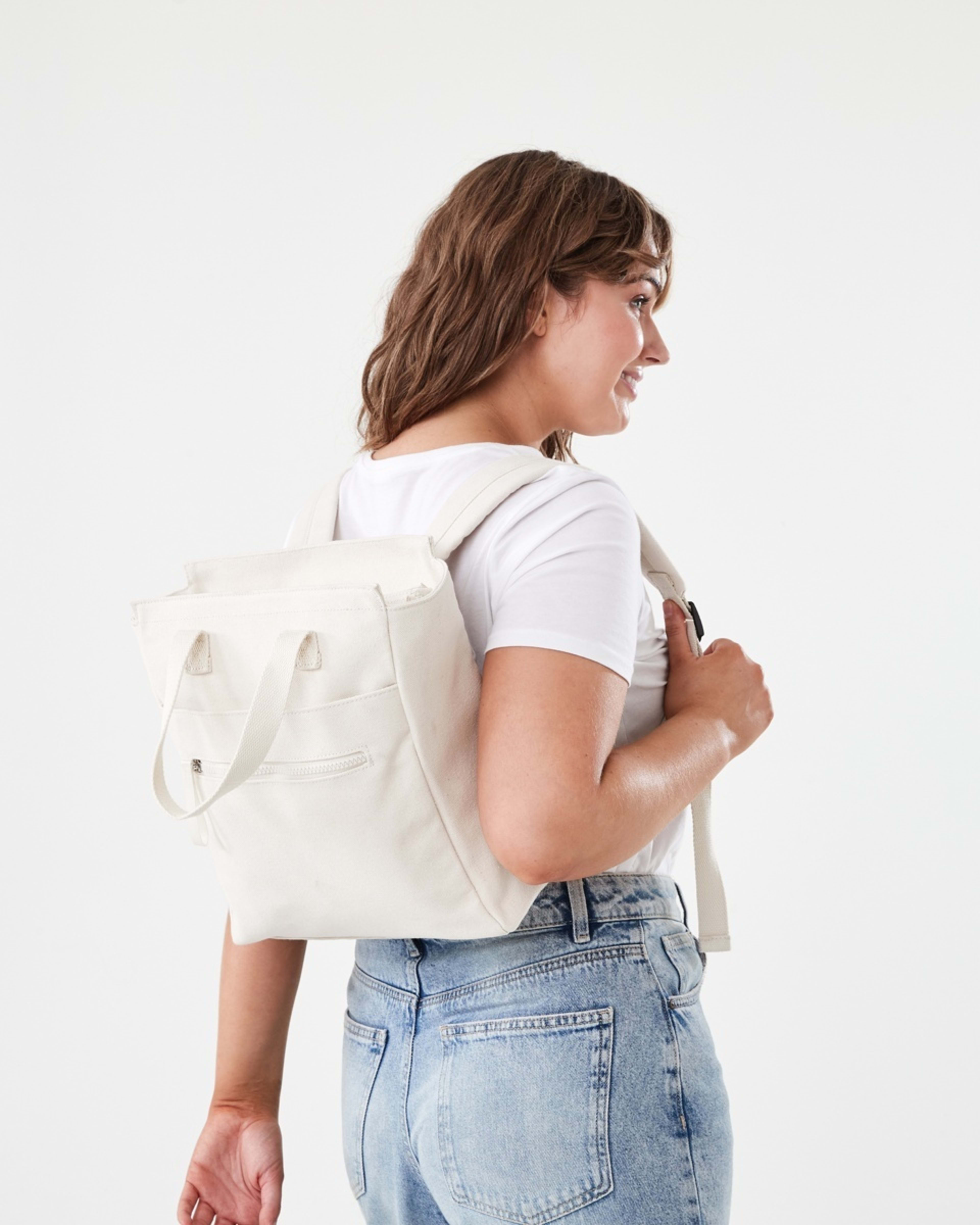 5 Convertible Backpack NATURAL BEIGE, 5 of 6