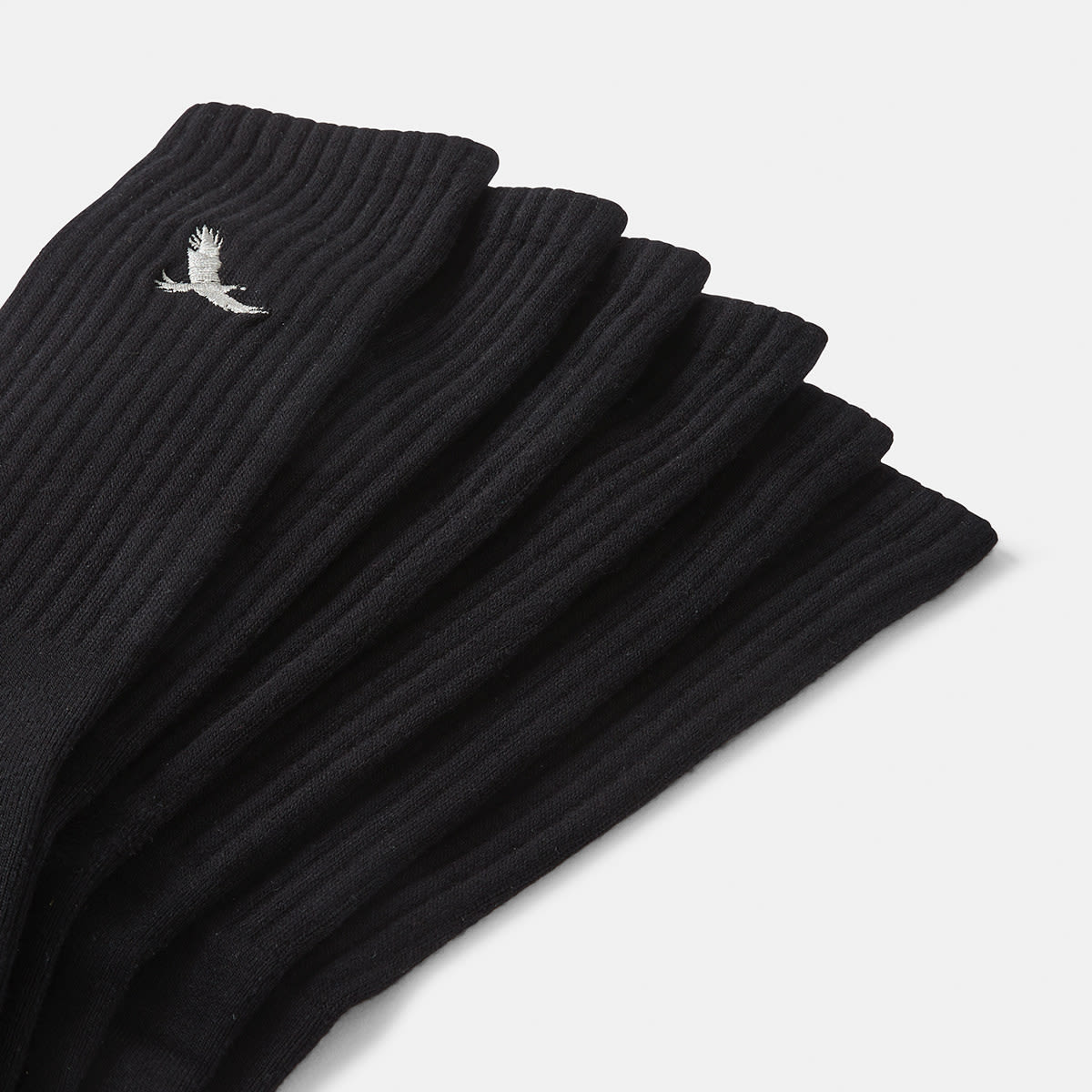 3 Pack Bamboo Rib Crew Socks Kmart