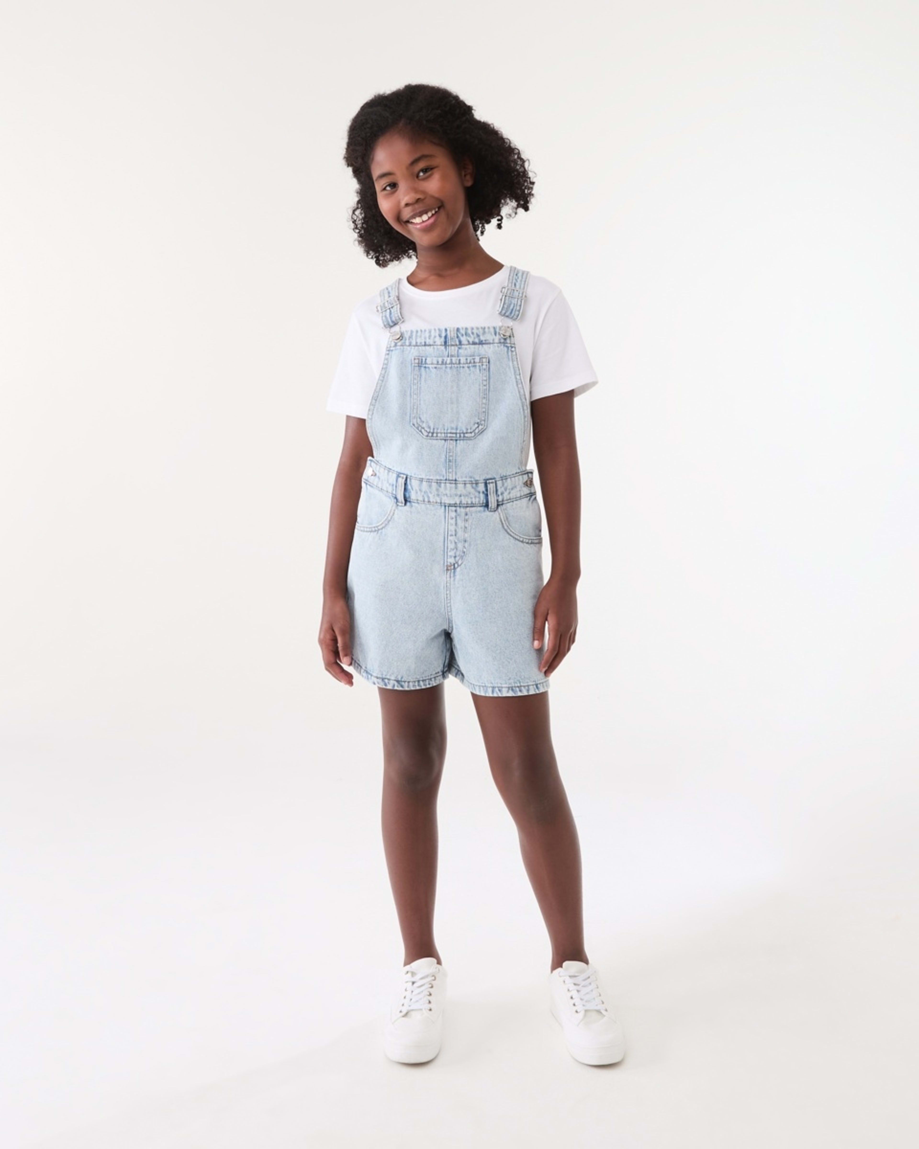 7 Denim Dungarees LIGHT WASH, 7 of 8