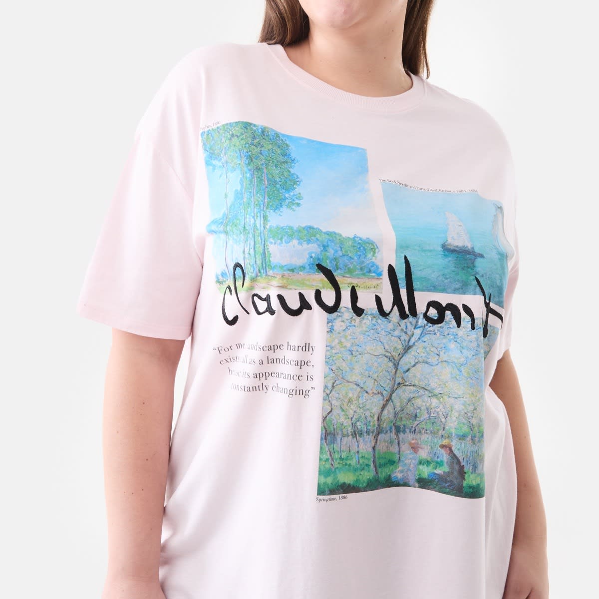 Curve Claude Monet License Short Sleeve T-shirt - Kmart