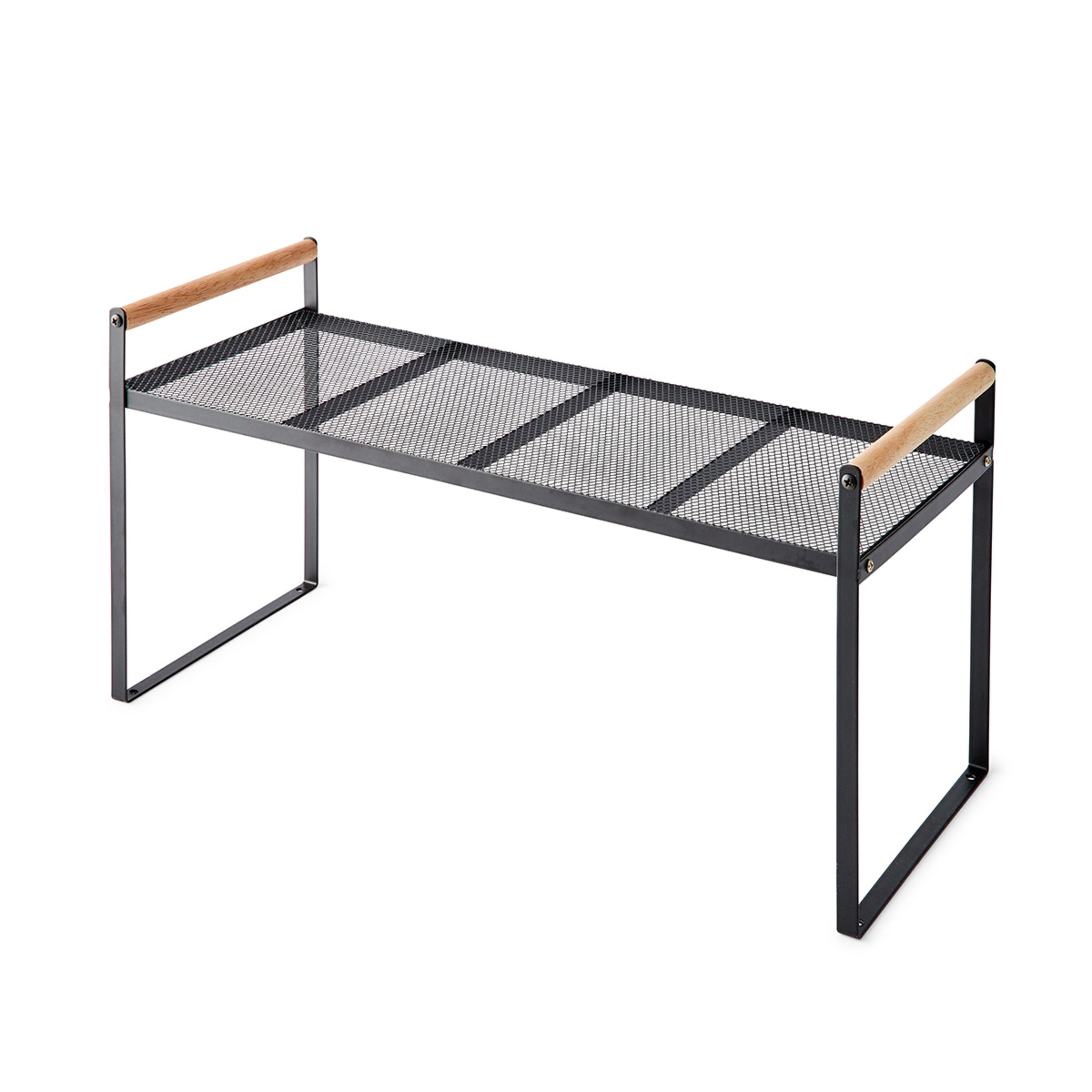 3 Large Wire and Wood Shelf, 3 of 8