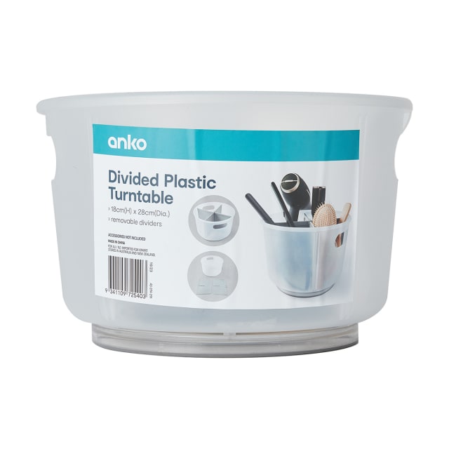 Divided Plastic Turntable Kmart