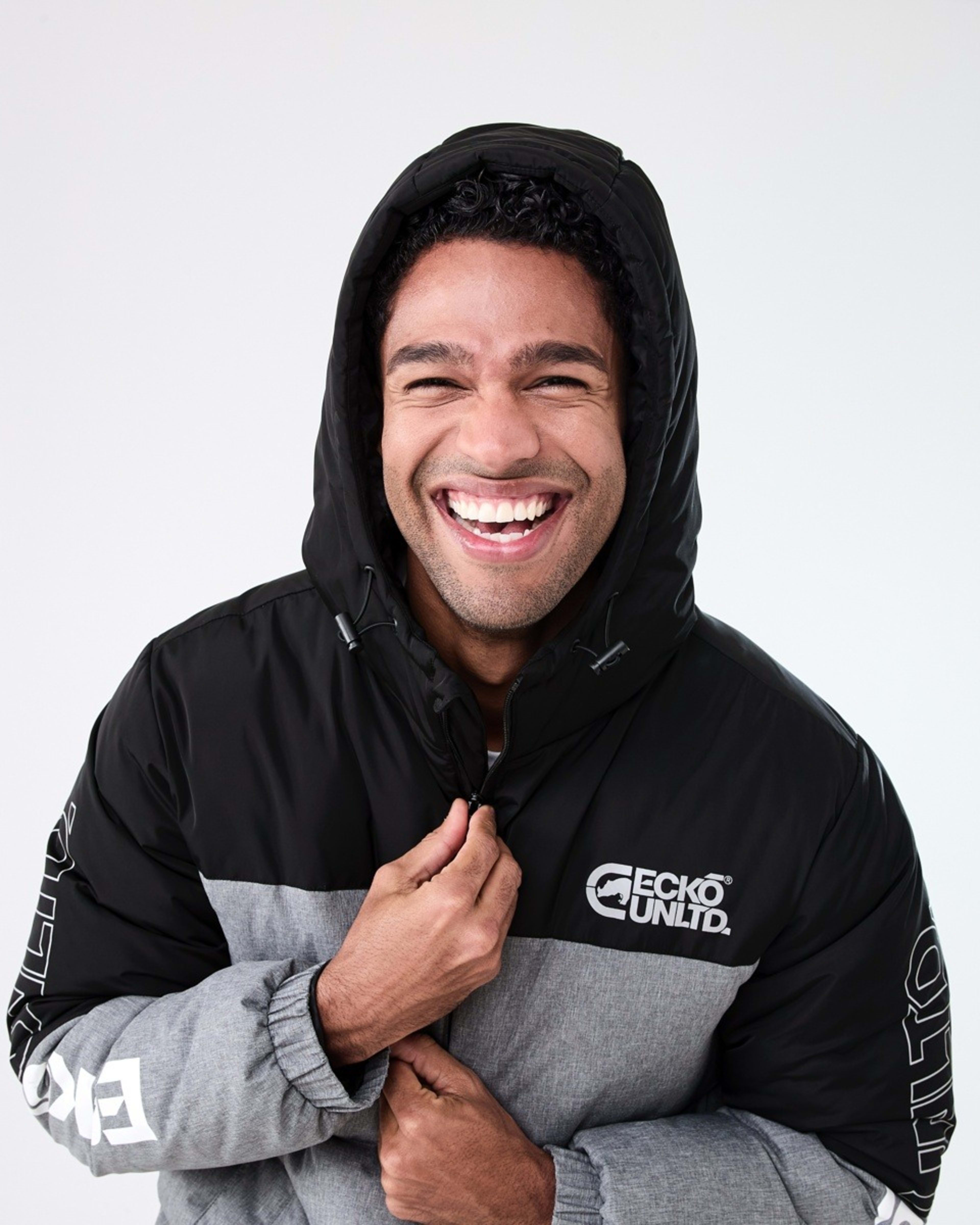 6 Ecko License Puffer Jacket Black, 6 of 9