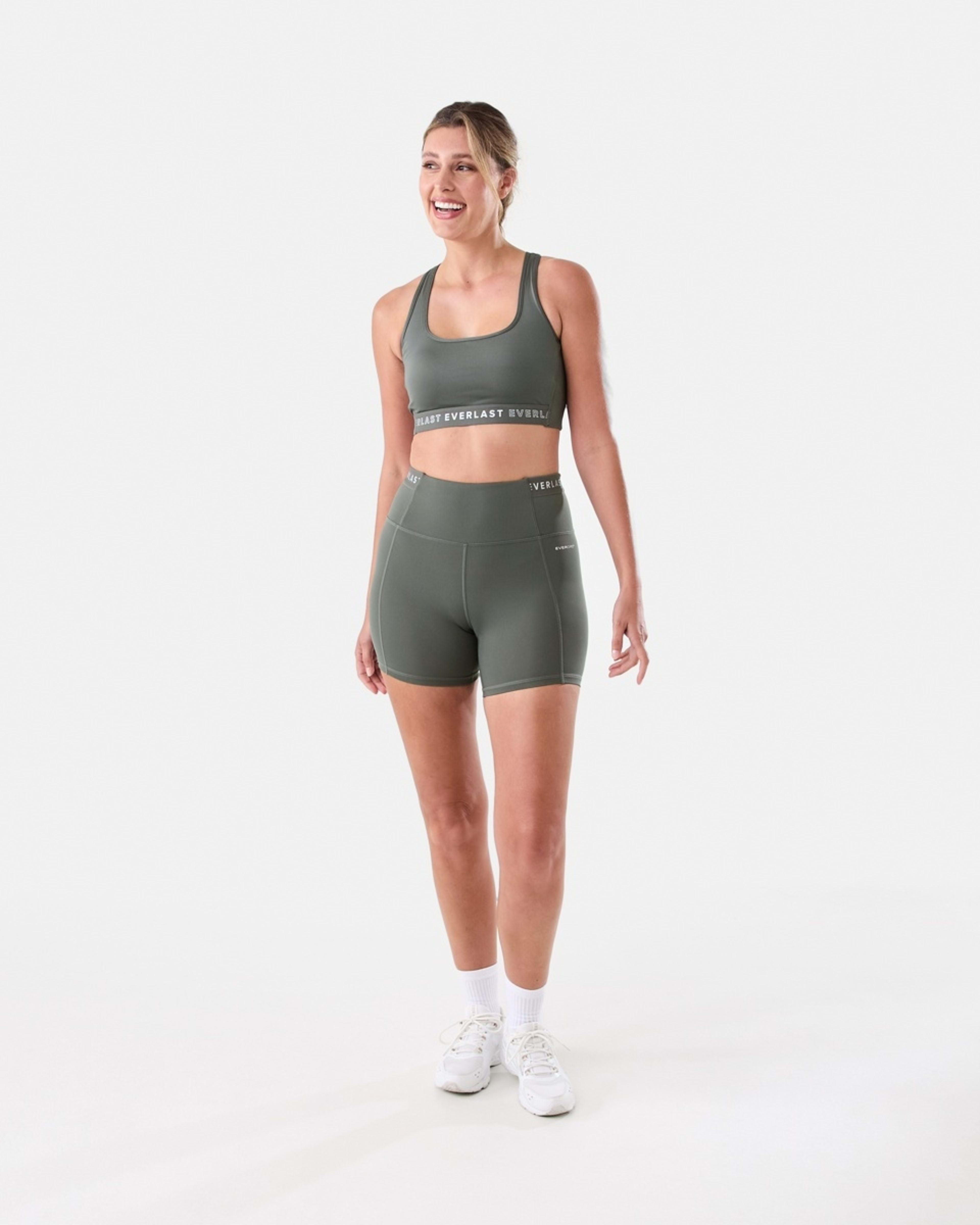 5 Everlast Womens Bike Shorts Olive, 5 of 5