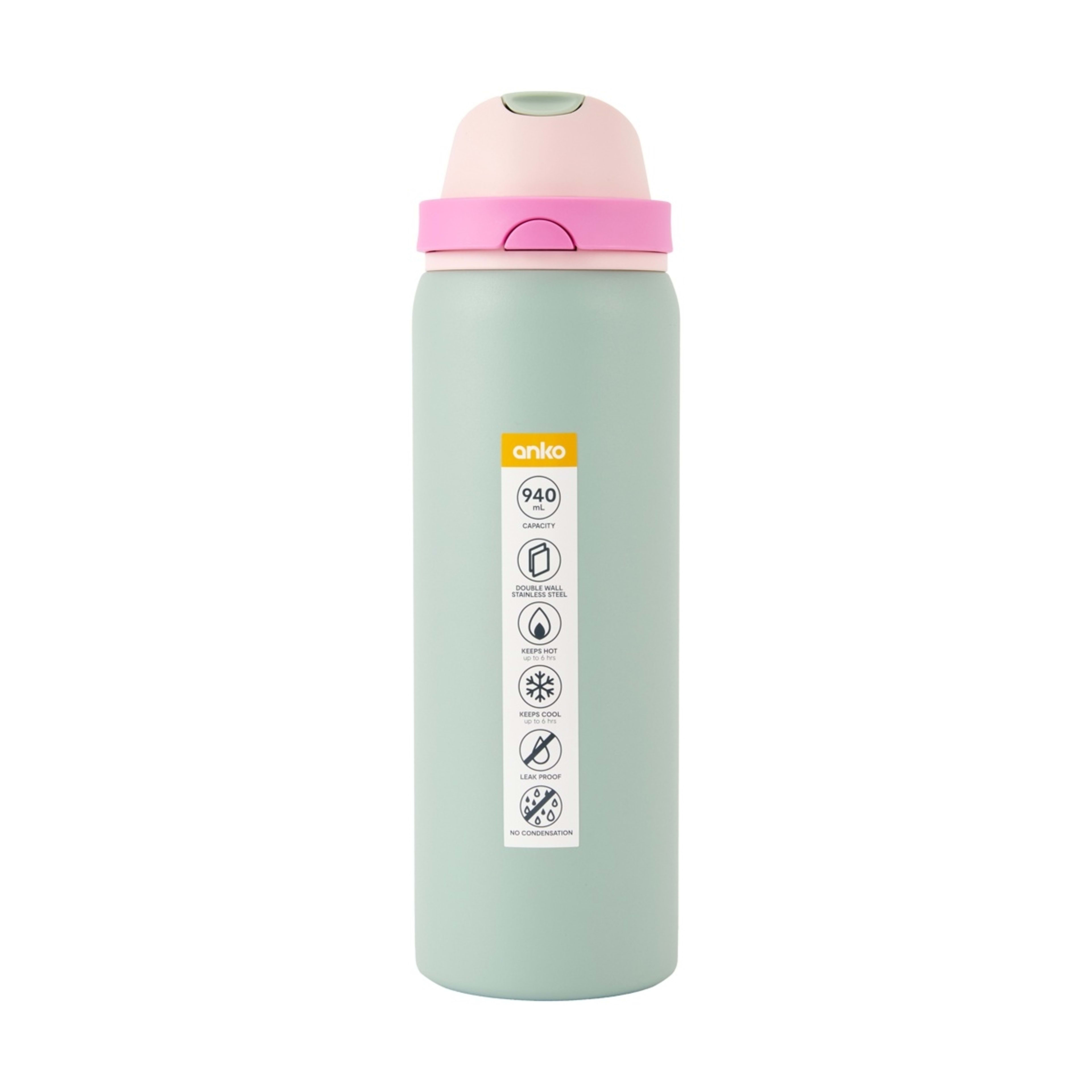 7 940ml Sage Dual Function Drink Bottle, 7 of 7