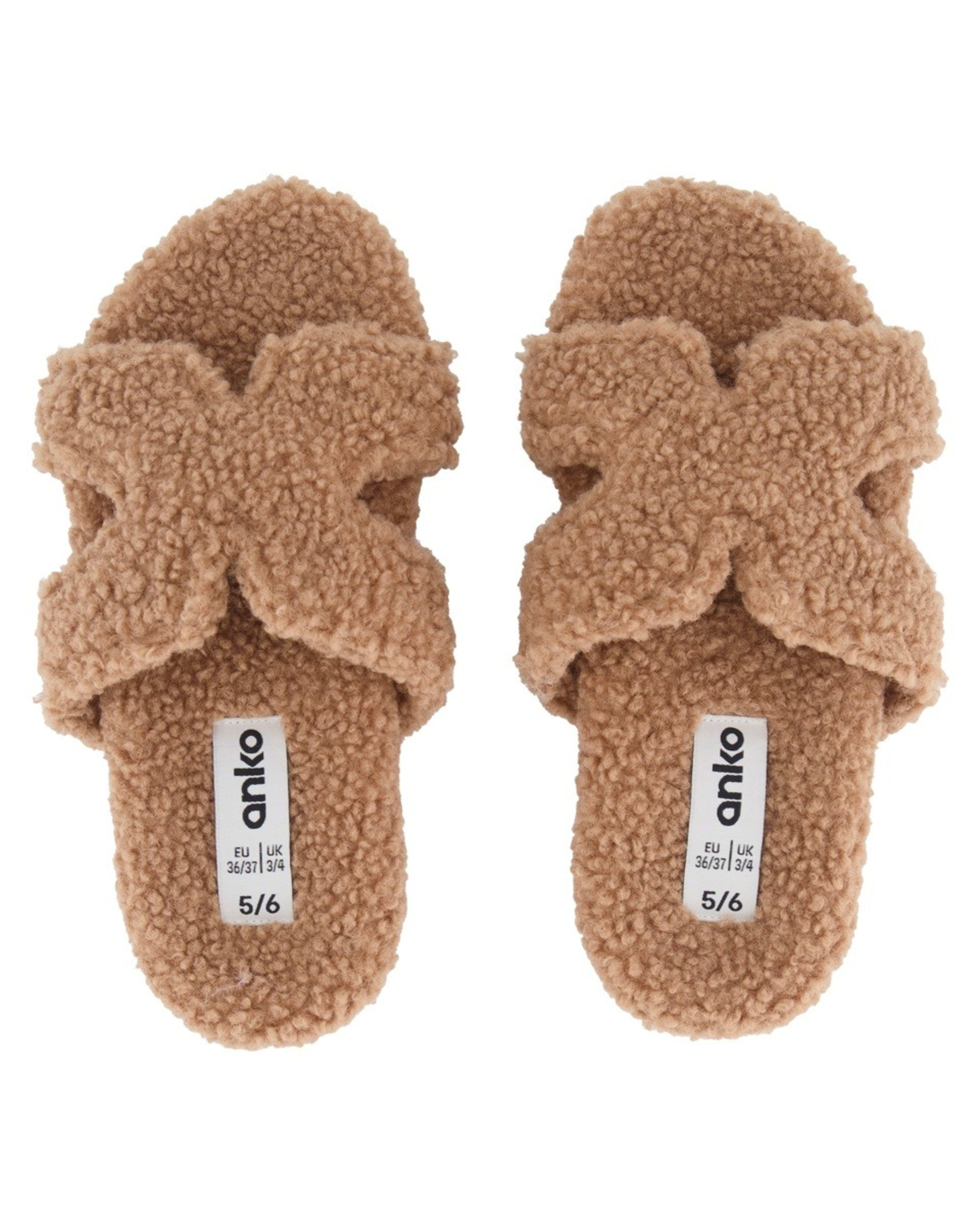 2 H Strap Boucle Slides BISCUIT BROWN, 2 of 3