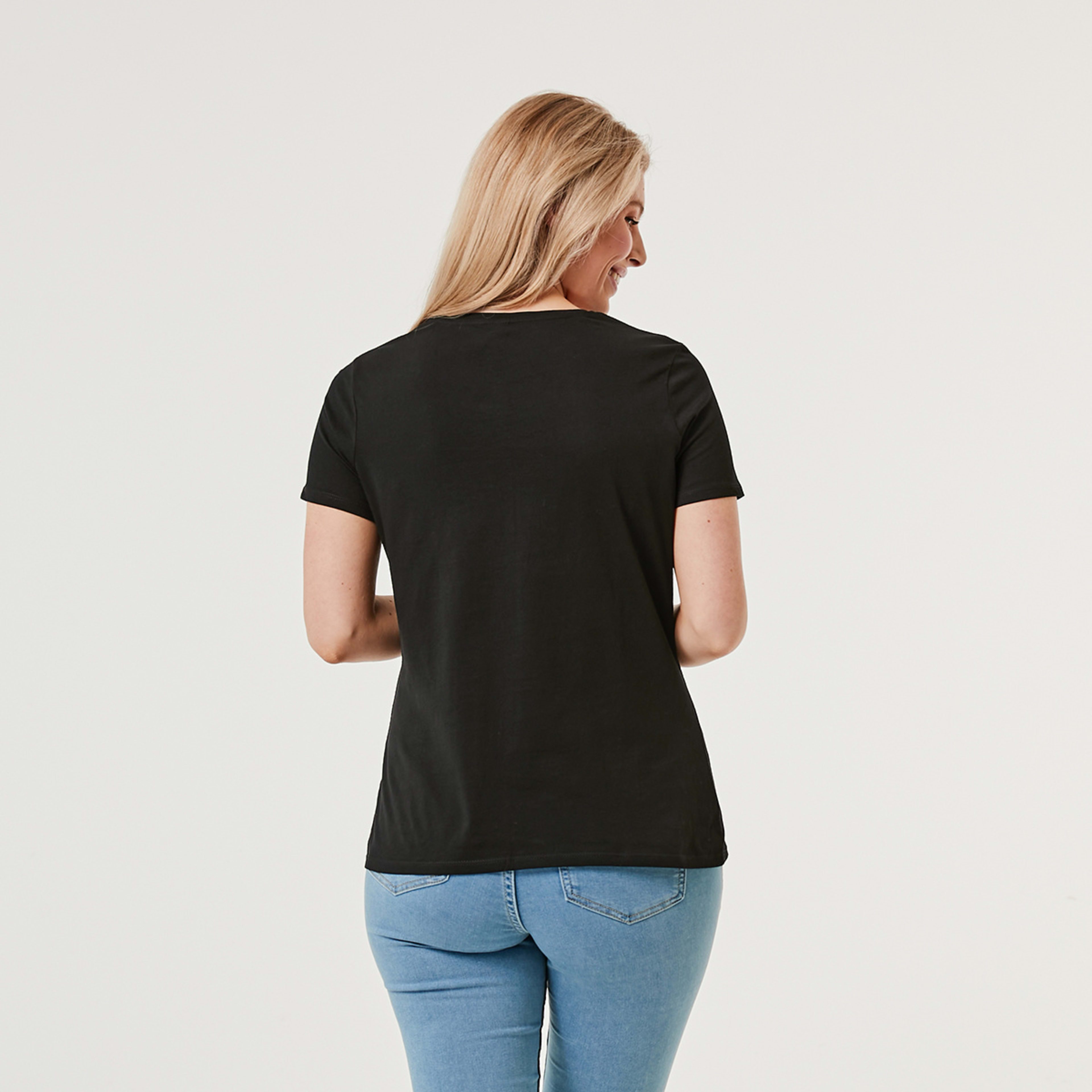 3 Basic T-shirt Black, 3 of 4