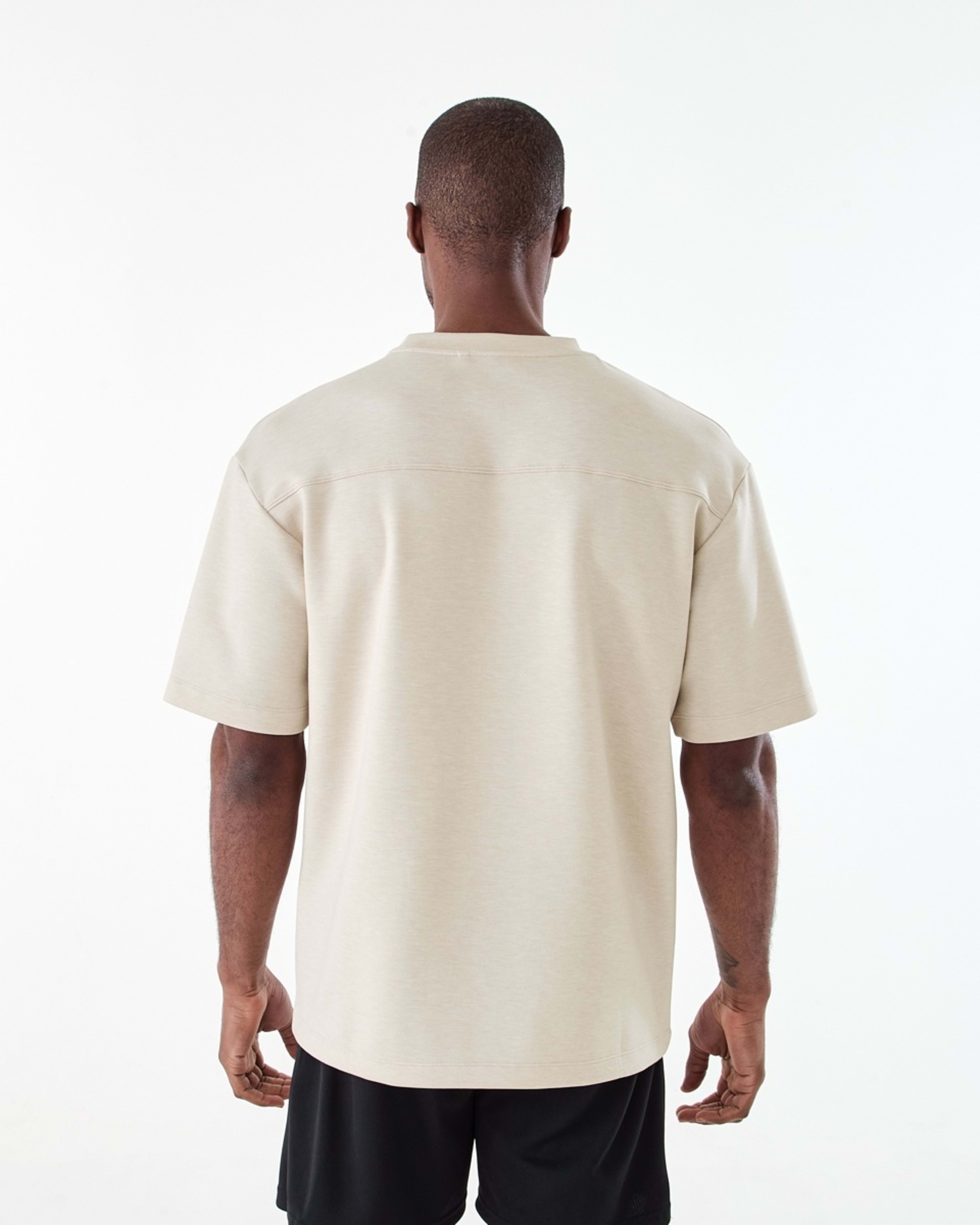 3 Active Mens Oversized Scuba T-shirt SILVER LINING, 3 of 6