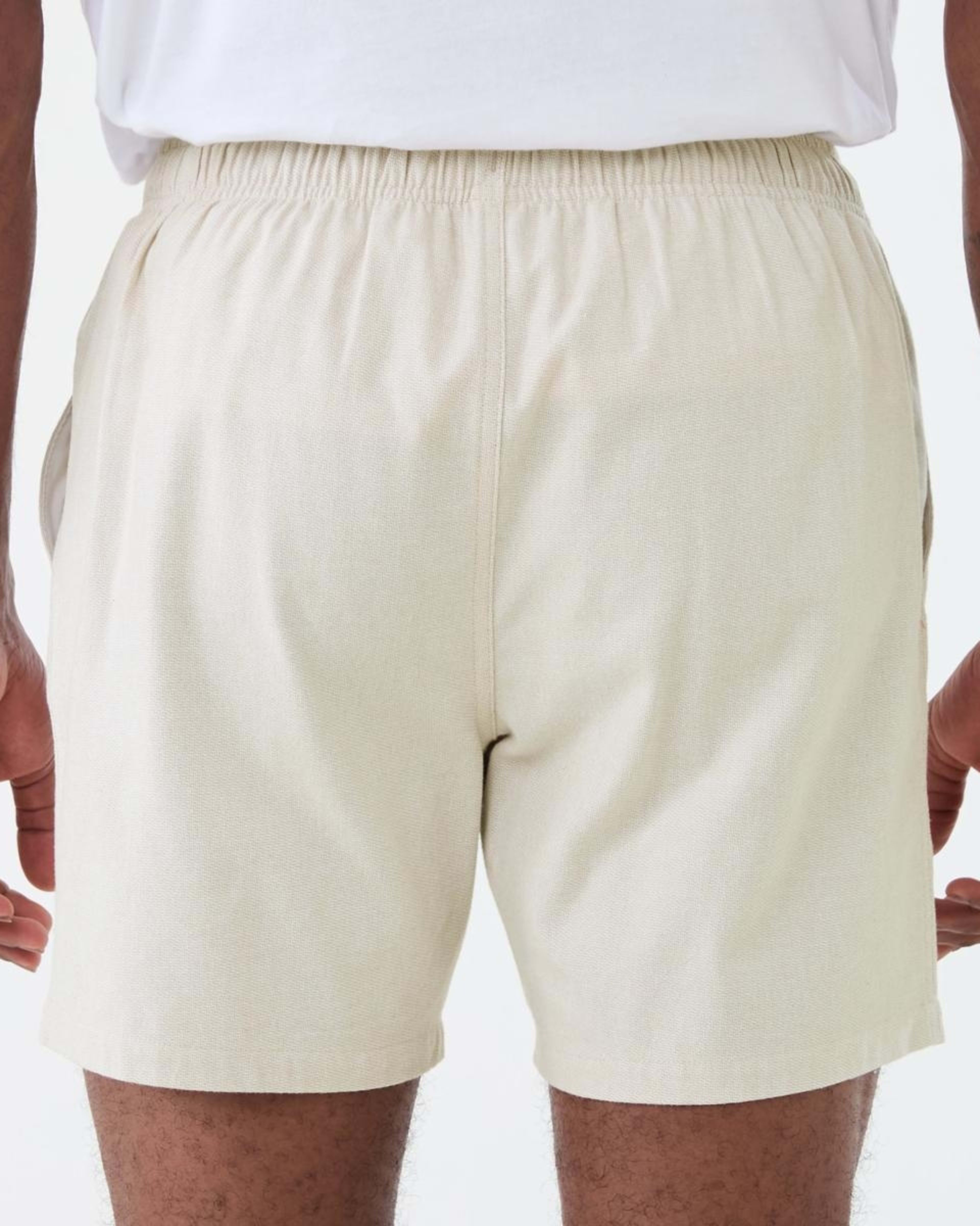 3 Textured Volley Shorts NATURAL YD, 3 of 6
