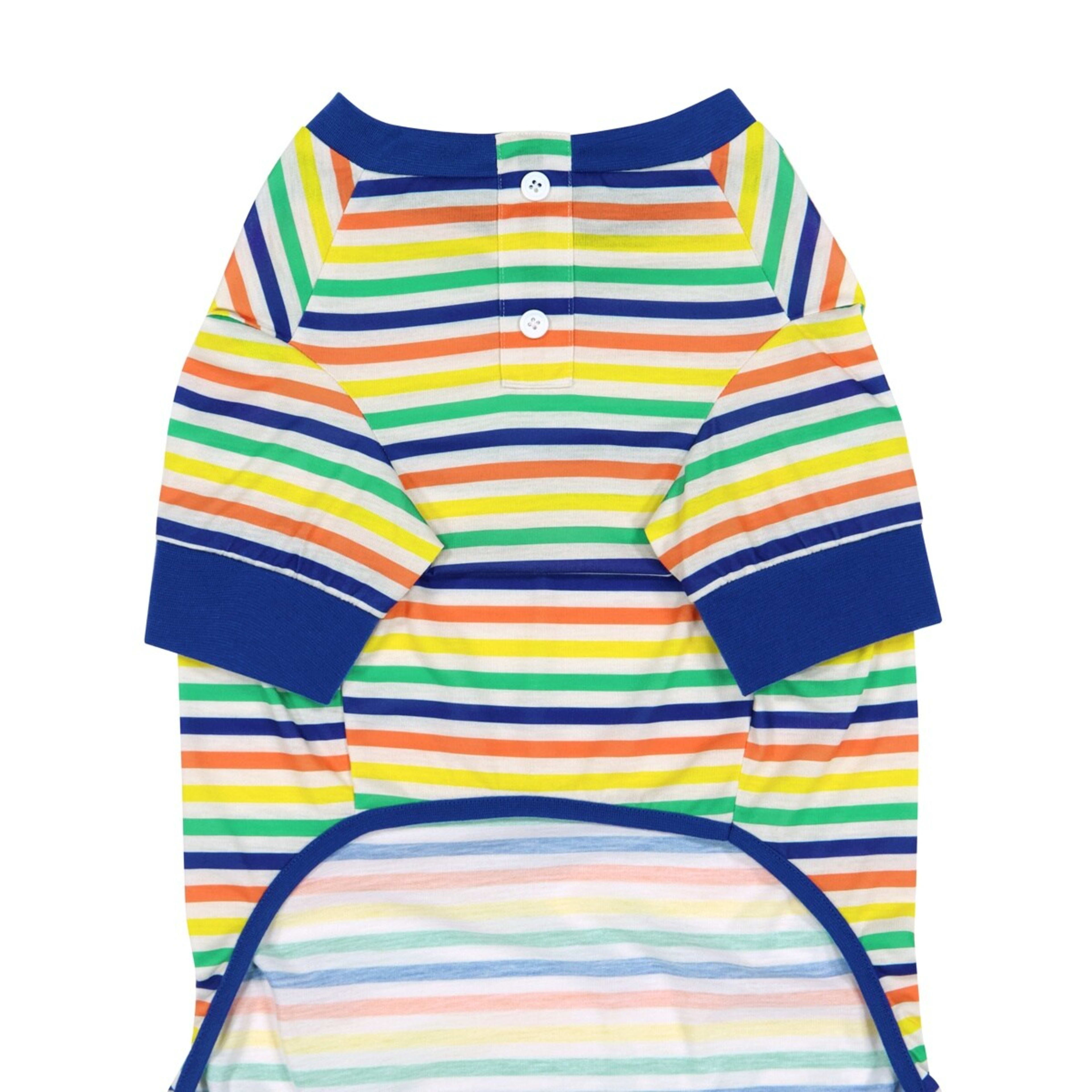 7 Pet Stripe Pyjamas - Extra Large, Blue, 7 of 9