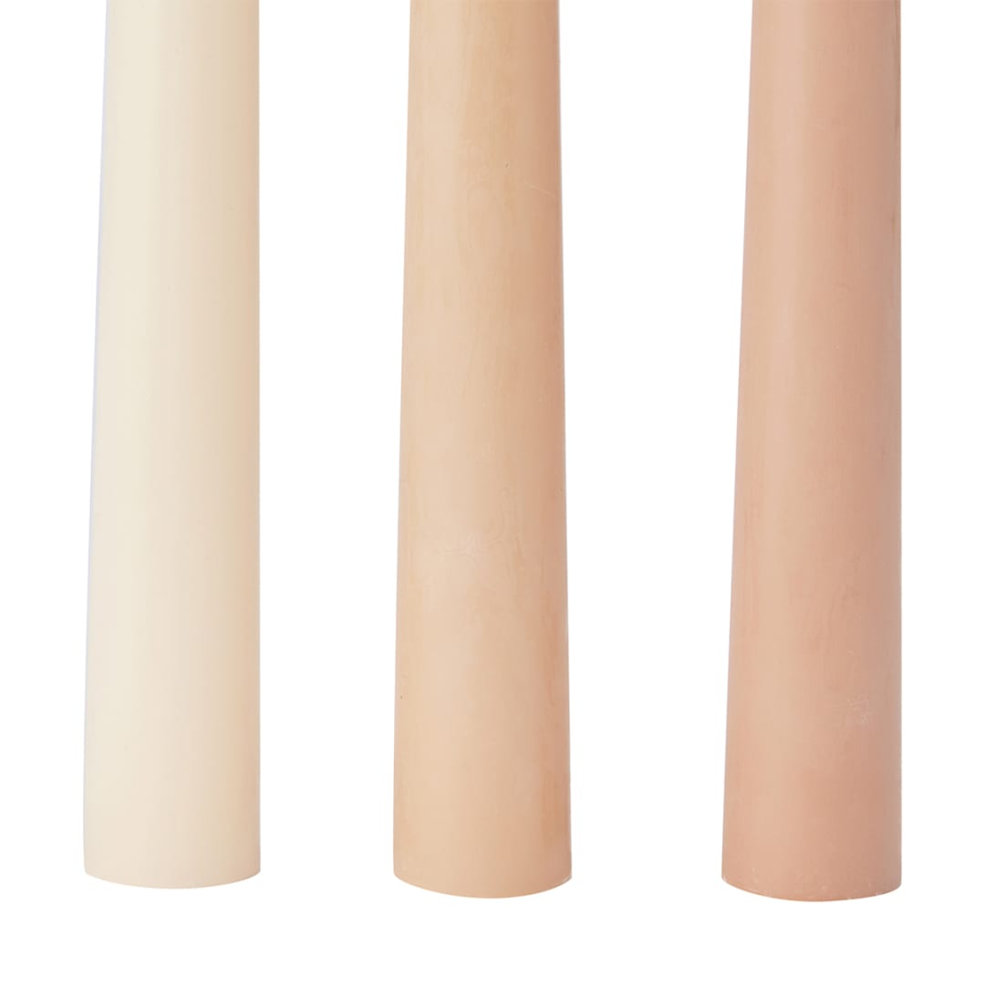 3 Pack Tonal Taper Candles Kmart