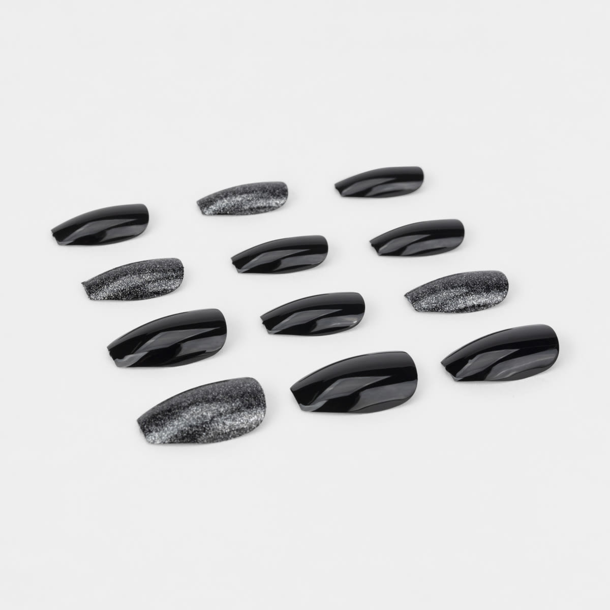 OXX Cosmetics 24 Pack Artificial Nails with Adhesive Coffin Shape