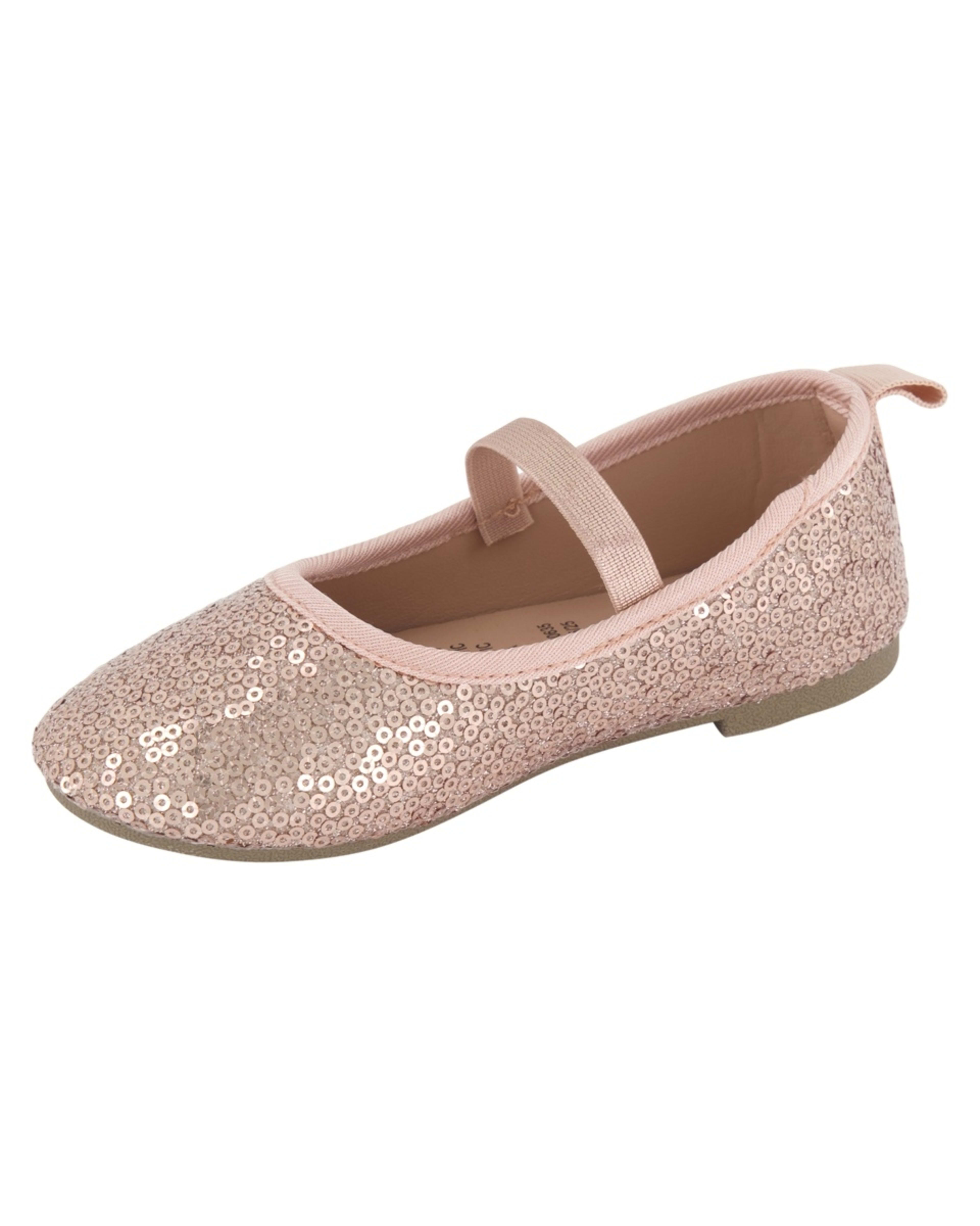 3 Junior Sequin Flats ROSEGOLD SEQUIN, 3 of 5